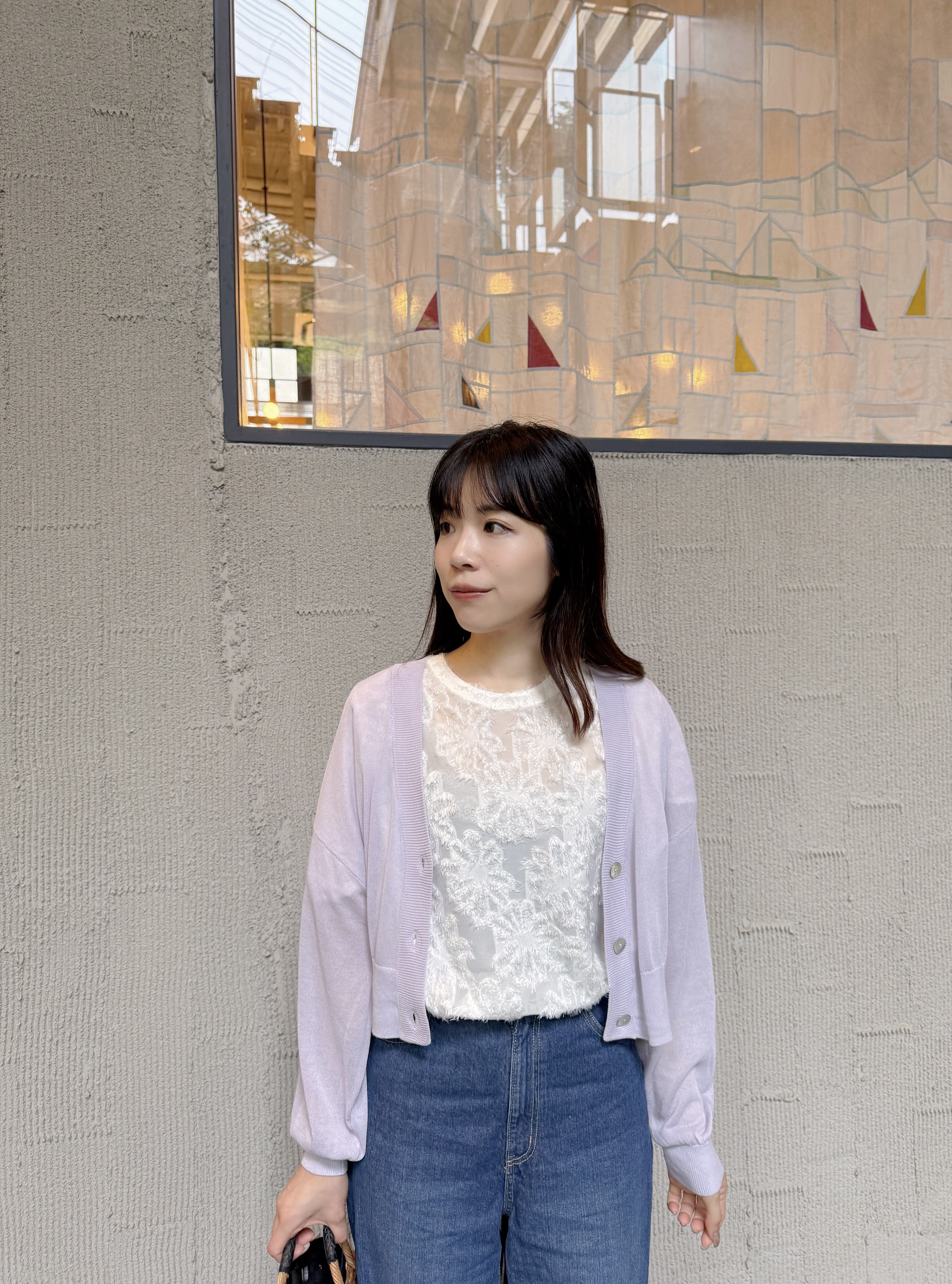 淨色薄款針織外套