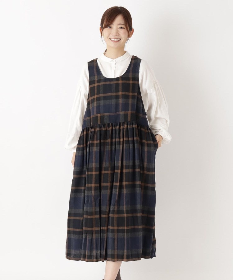 2Way前後格仔背心連身裙