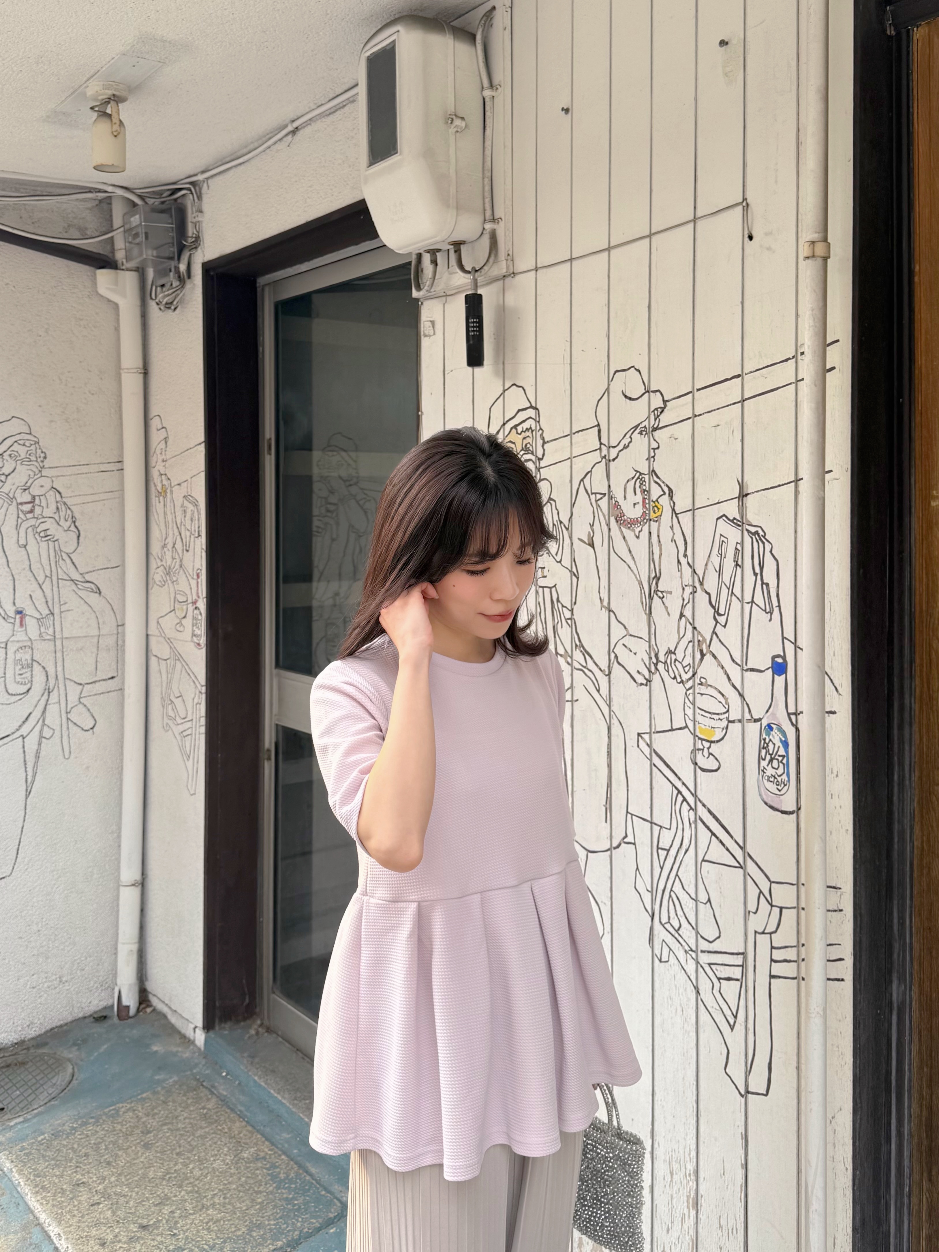 2色•傘擺寬鬆Tee