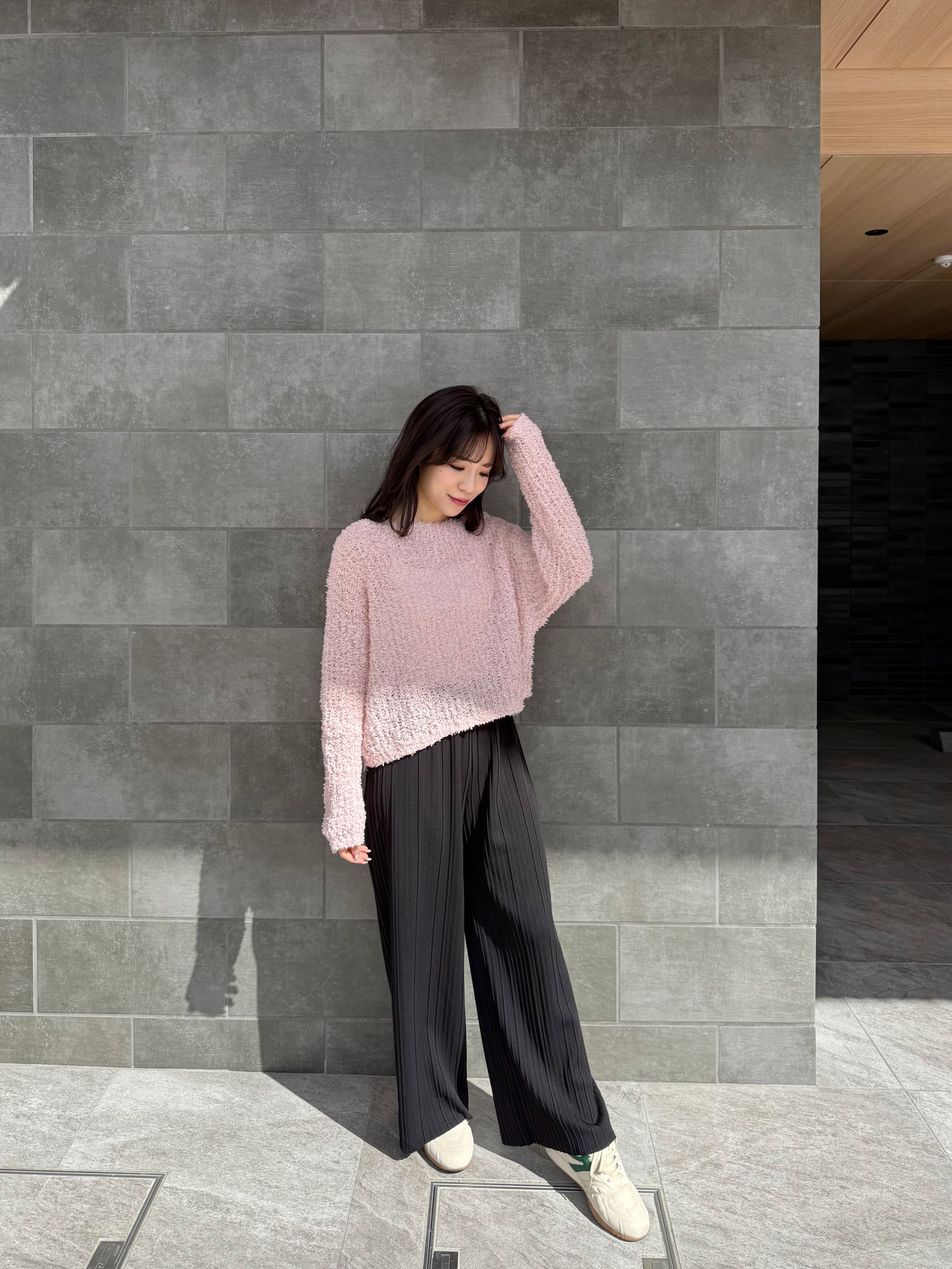 2色•可自行剪裁百摺長褲