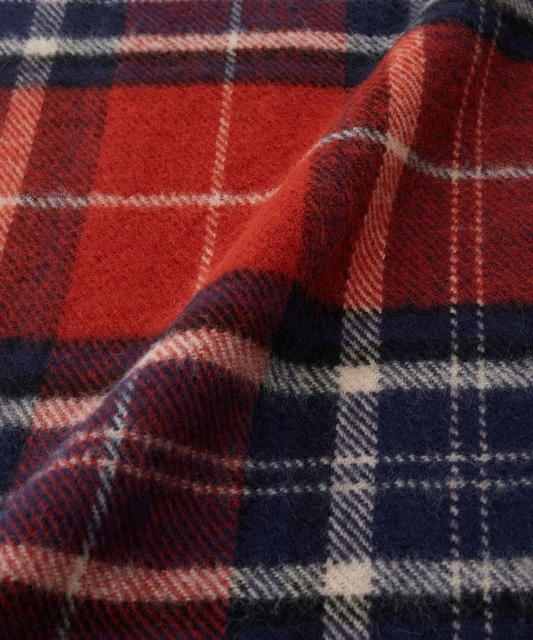 9色・ONESIZE・格紋流蘇圍巾