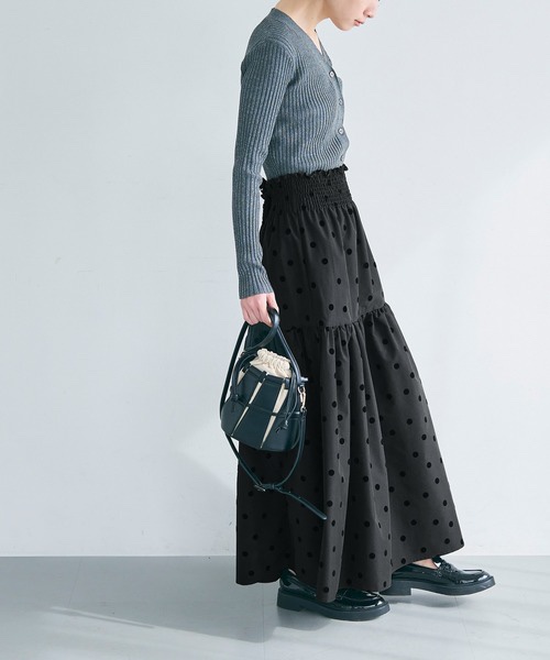 2種長度•波點A Line高腰半身裙
