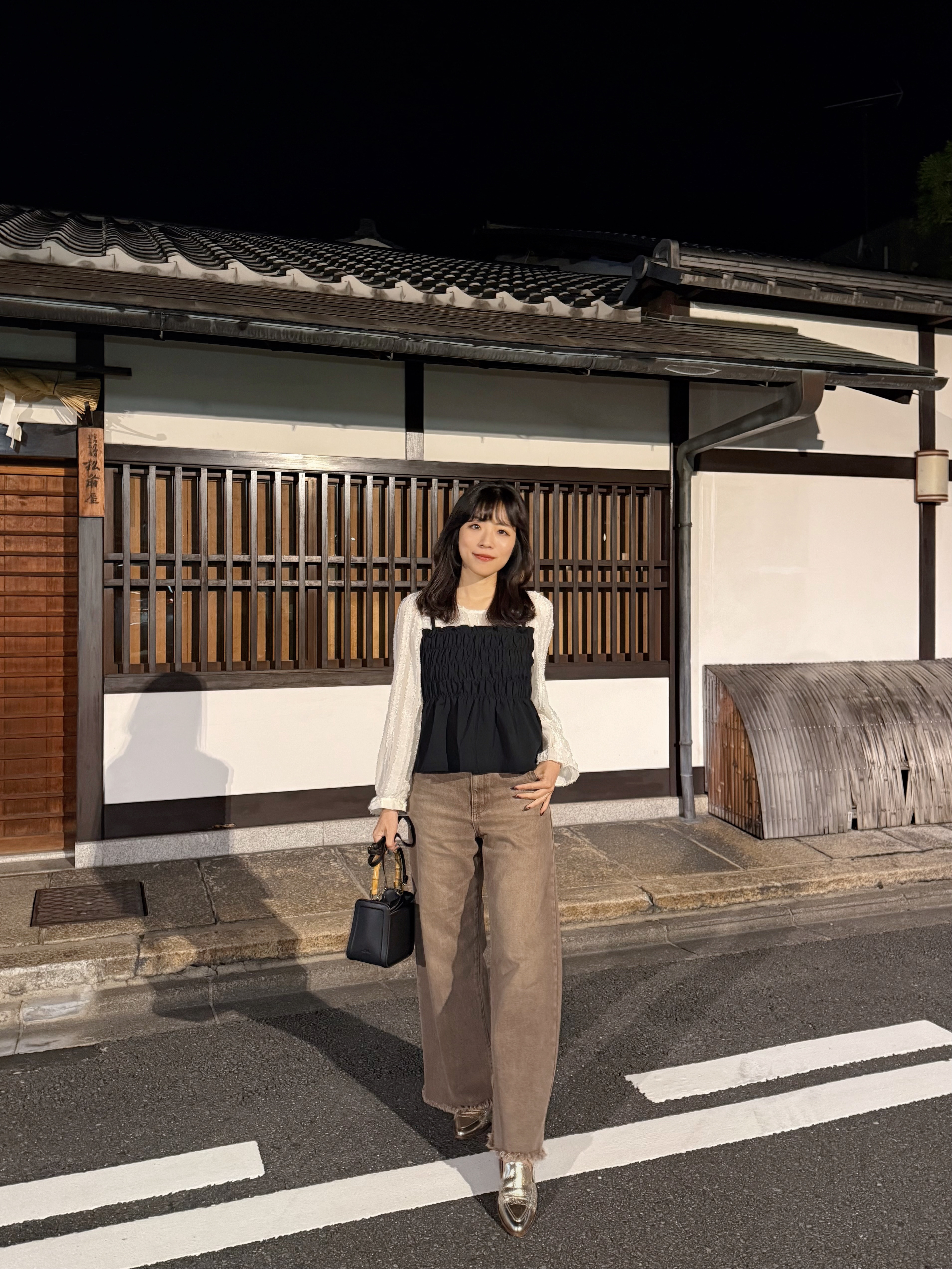 抹胸拼接雪紡上衣