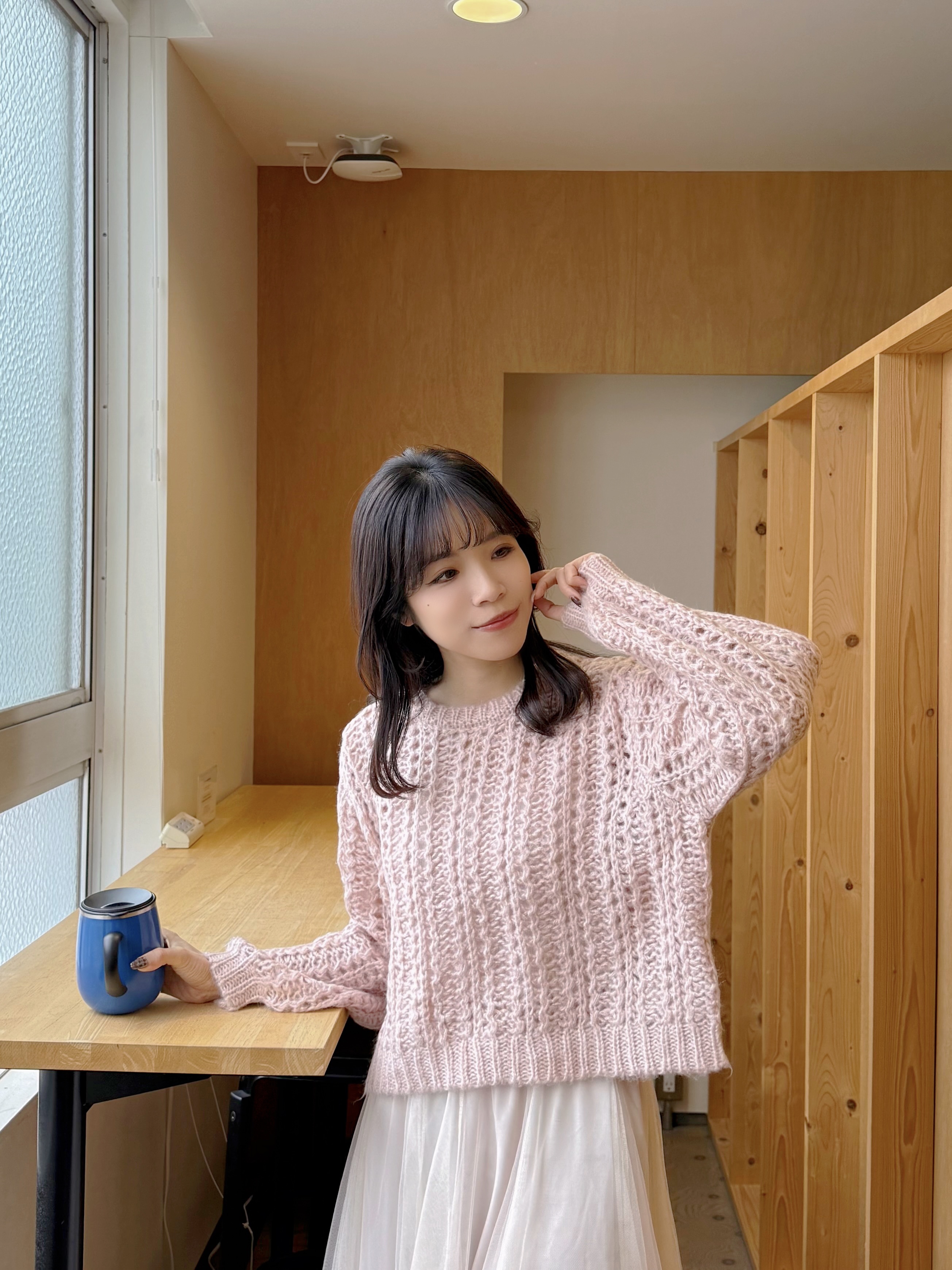 3色•通花鏤空冷衫