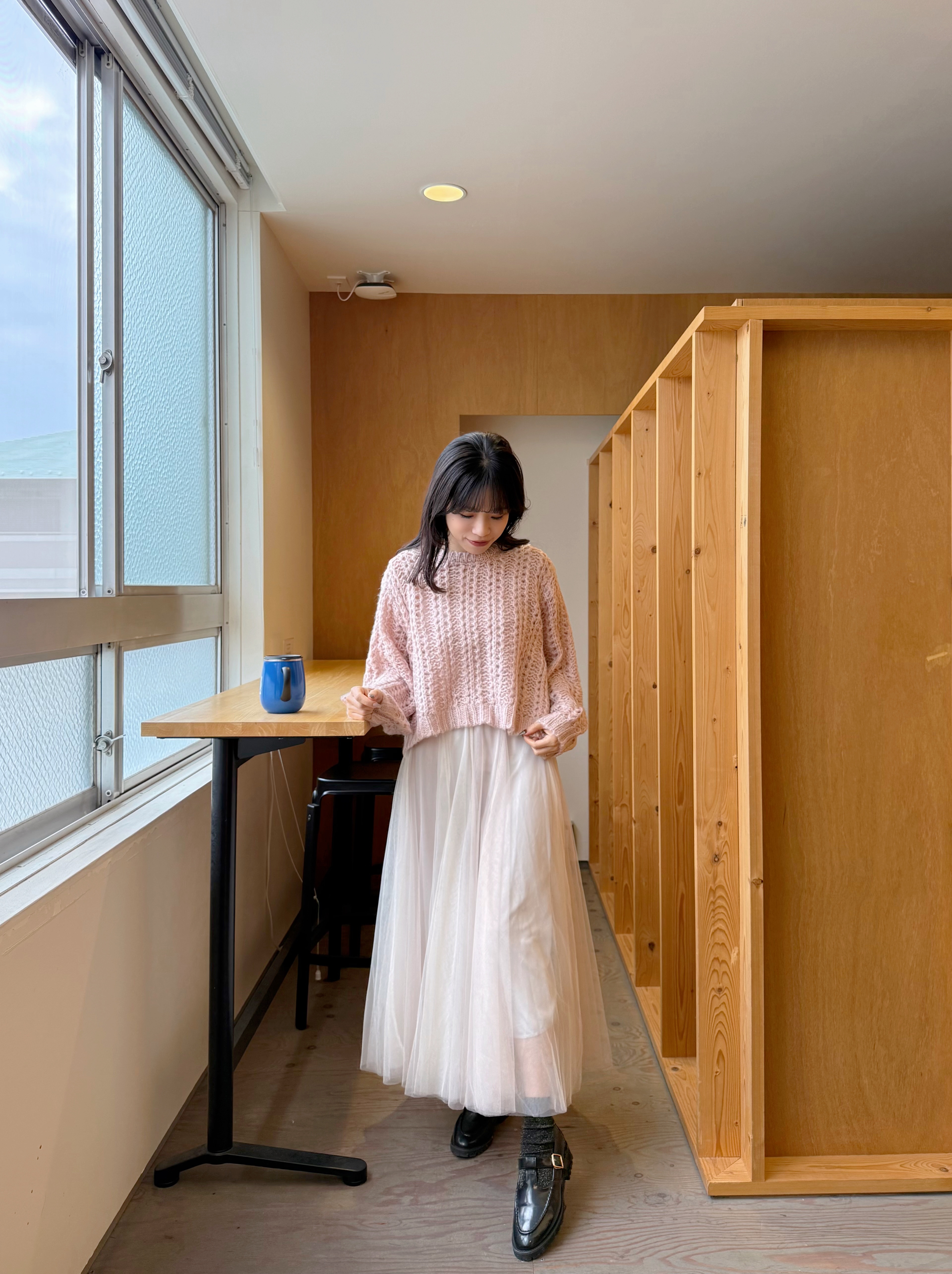 3色•通花鏤空冷衫