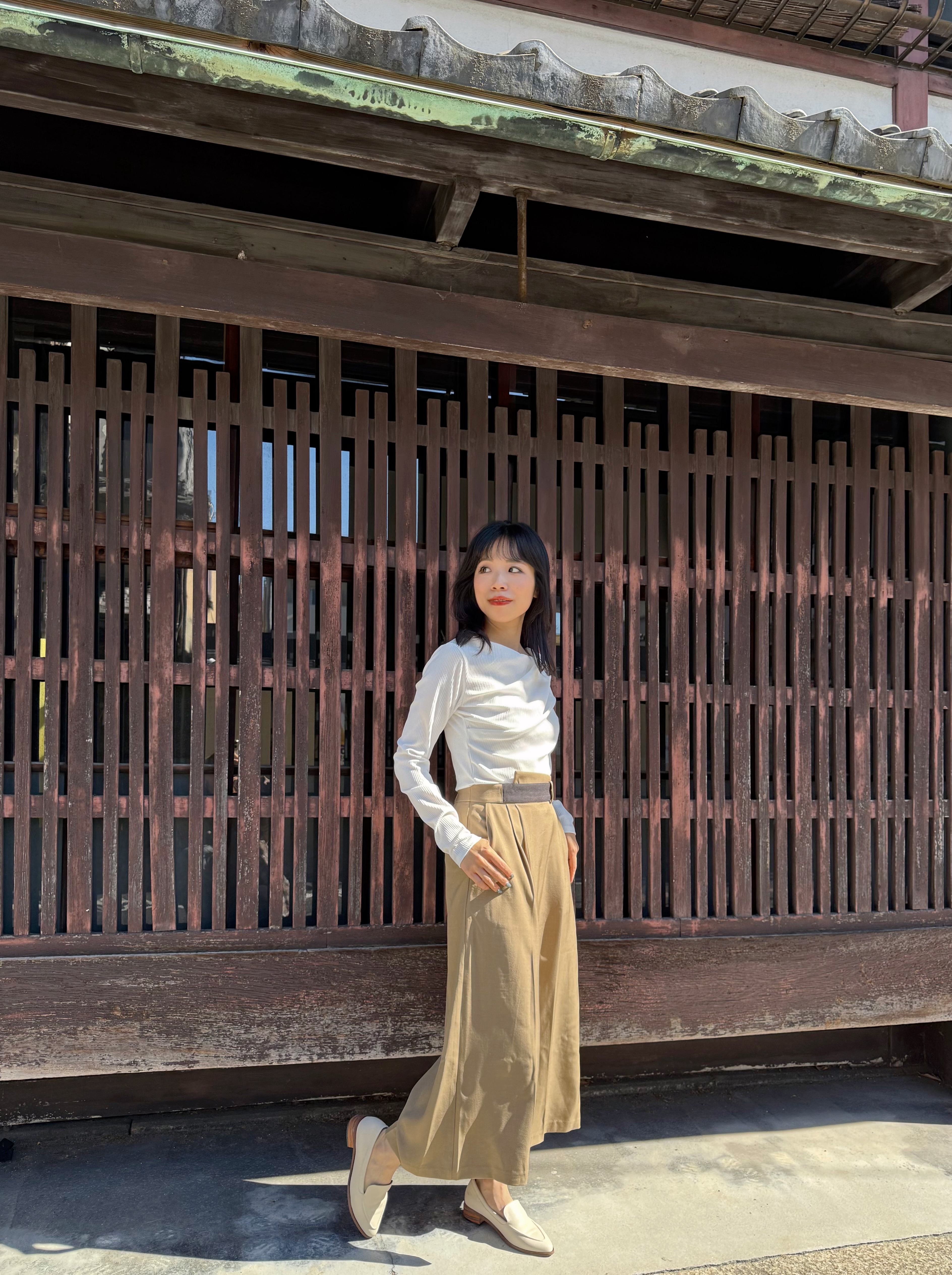 5色•不規則領長袖上衣