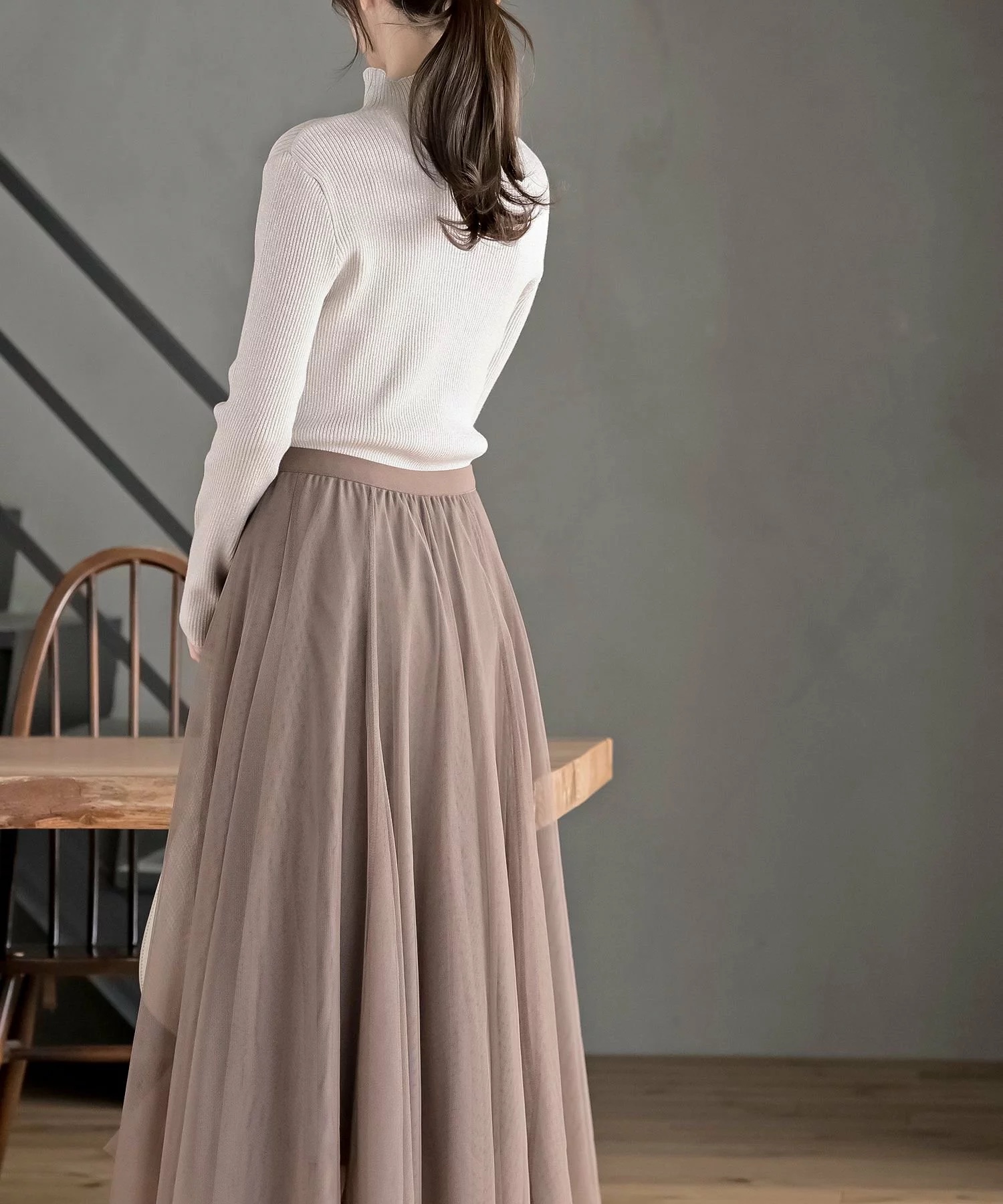 閃閃企領針織上衣