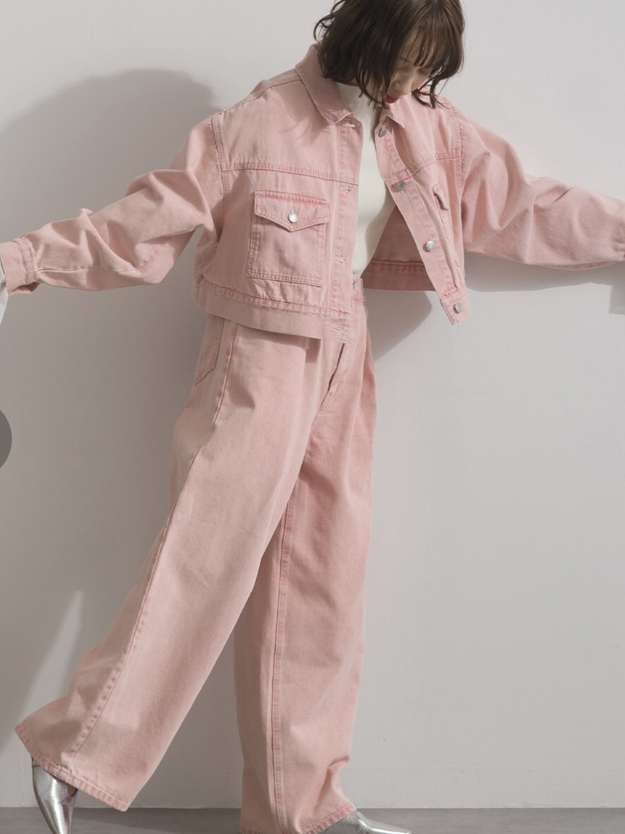 2色•淡色系小寬鬆牛仔外套