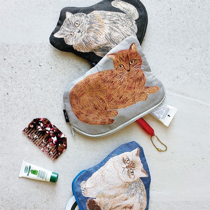 松尾Miyuki貓型拉鍊袋