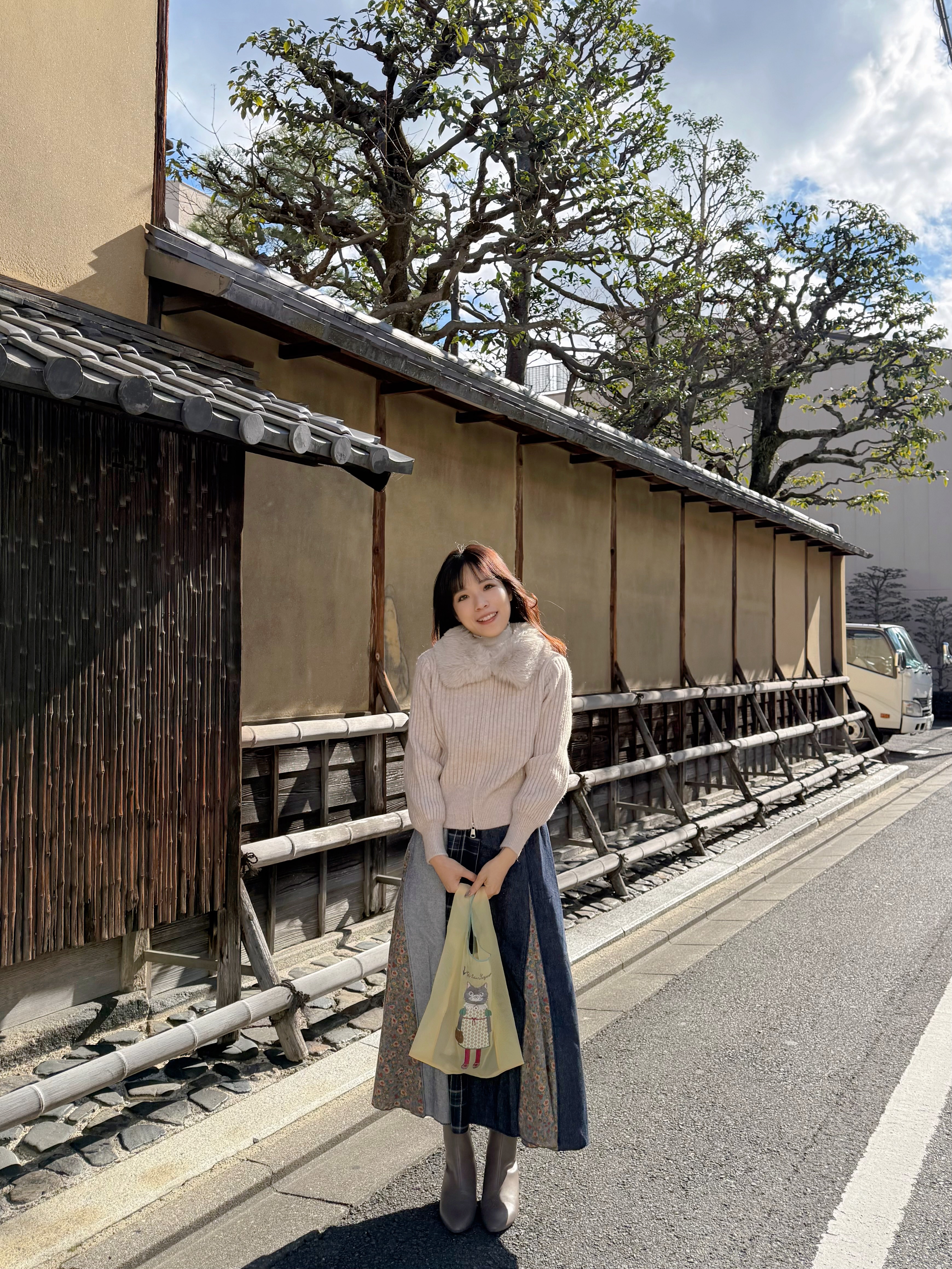 毛毛領拉鍊針織外套