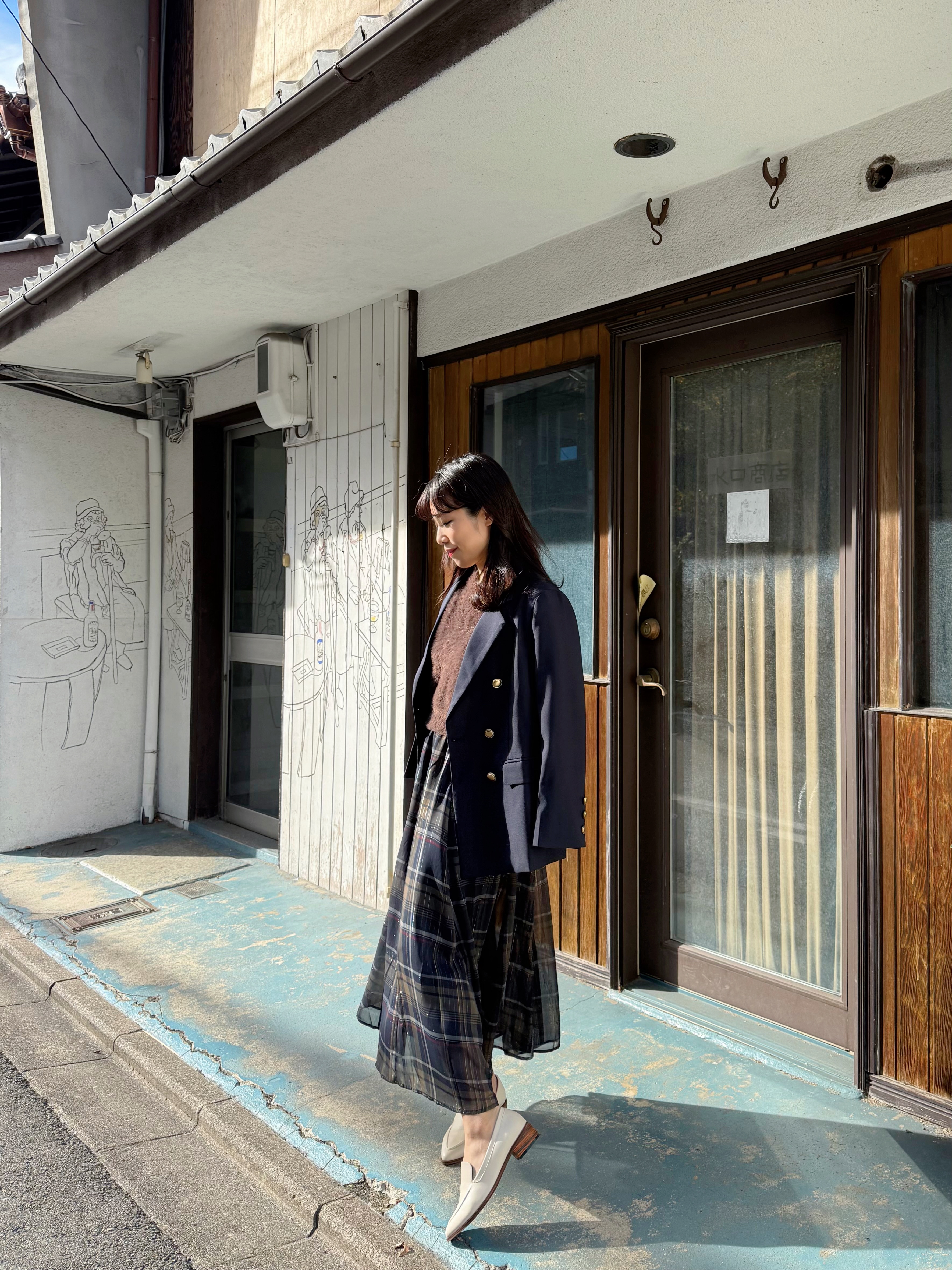 2種長度•印花有袋雪紡半身裙