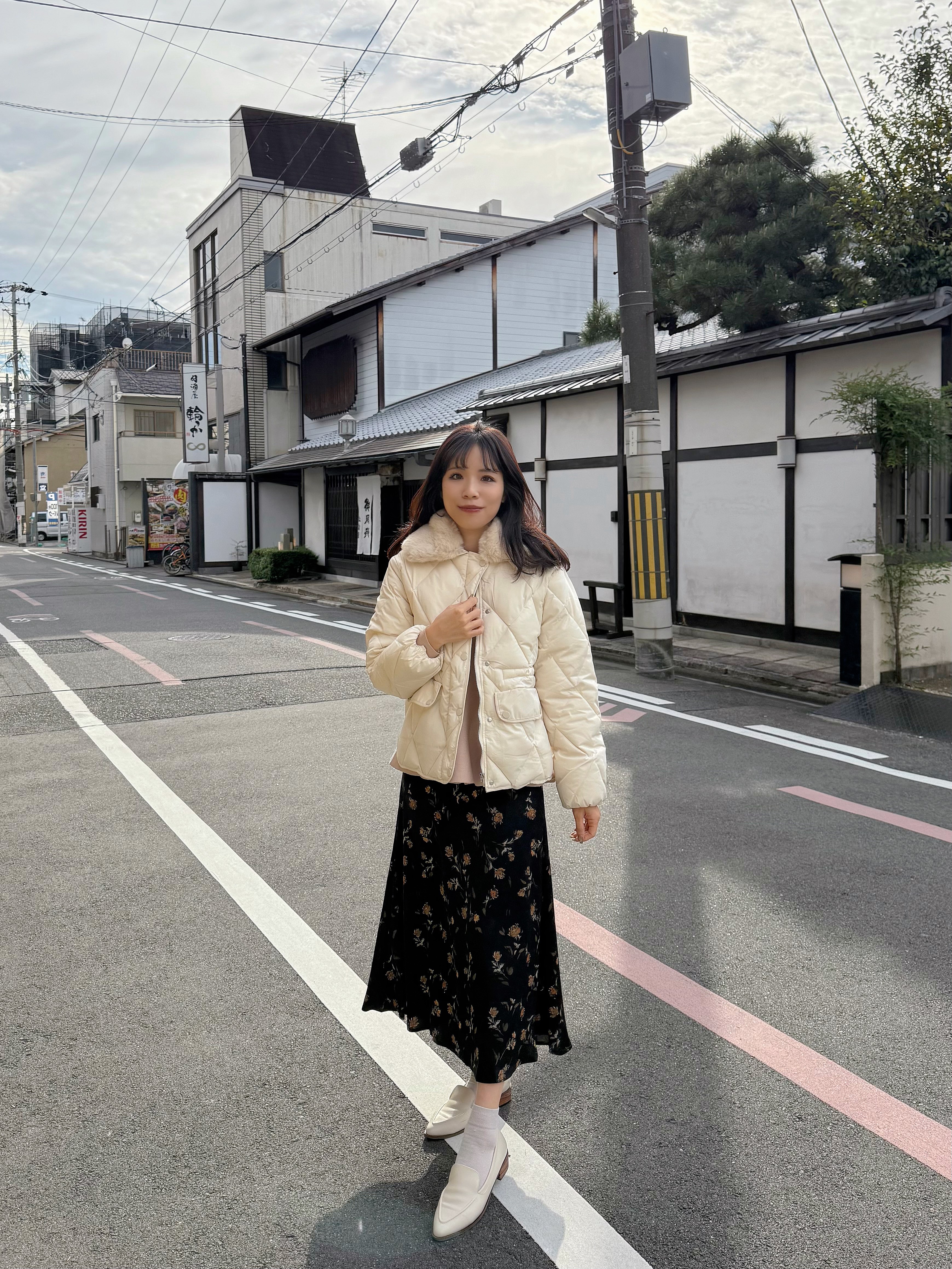 2色•毛毛領夾綿拉鍊外套