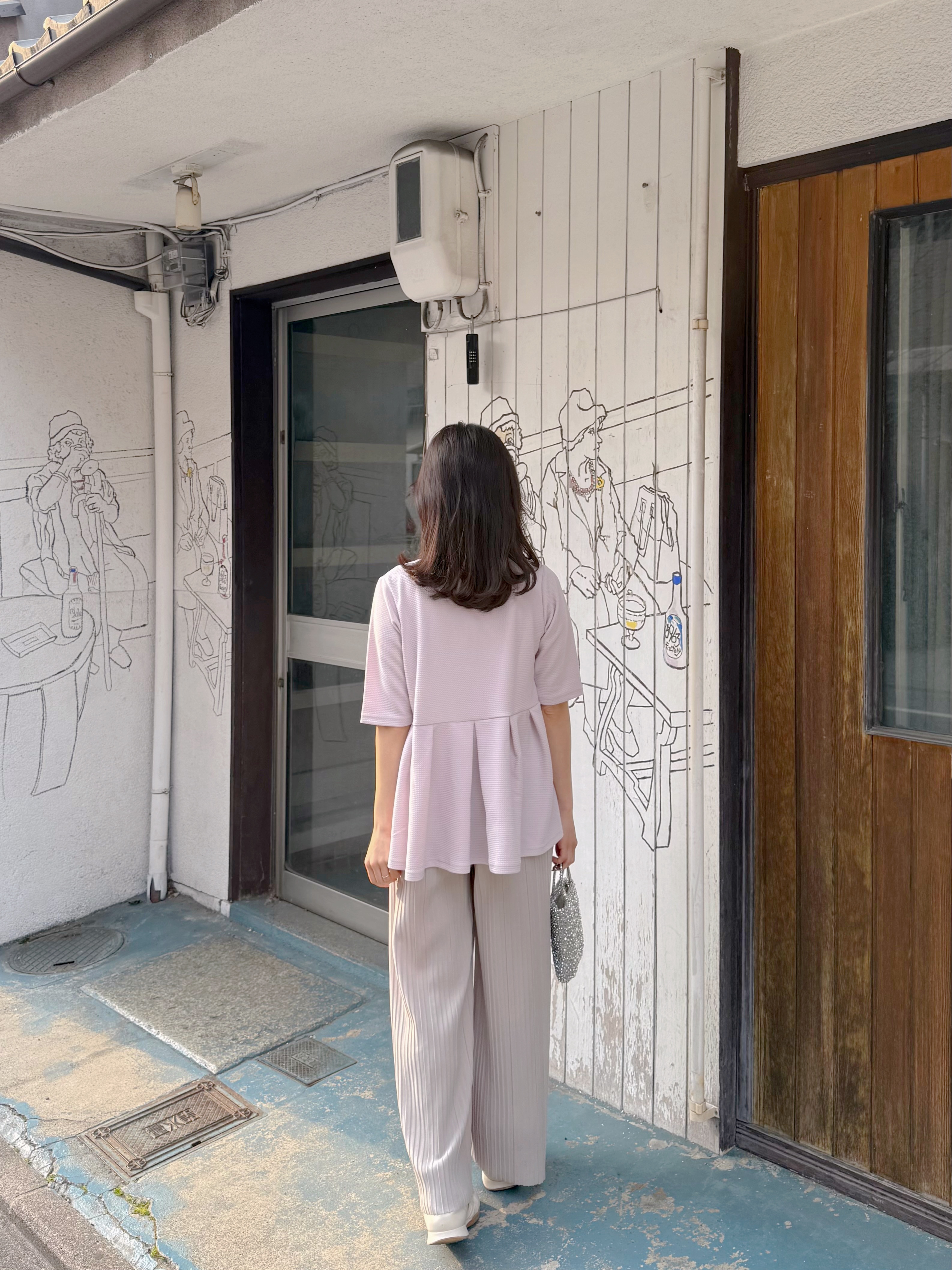 2色•傘擺寬鬆Tee