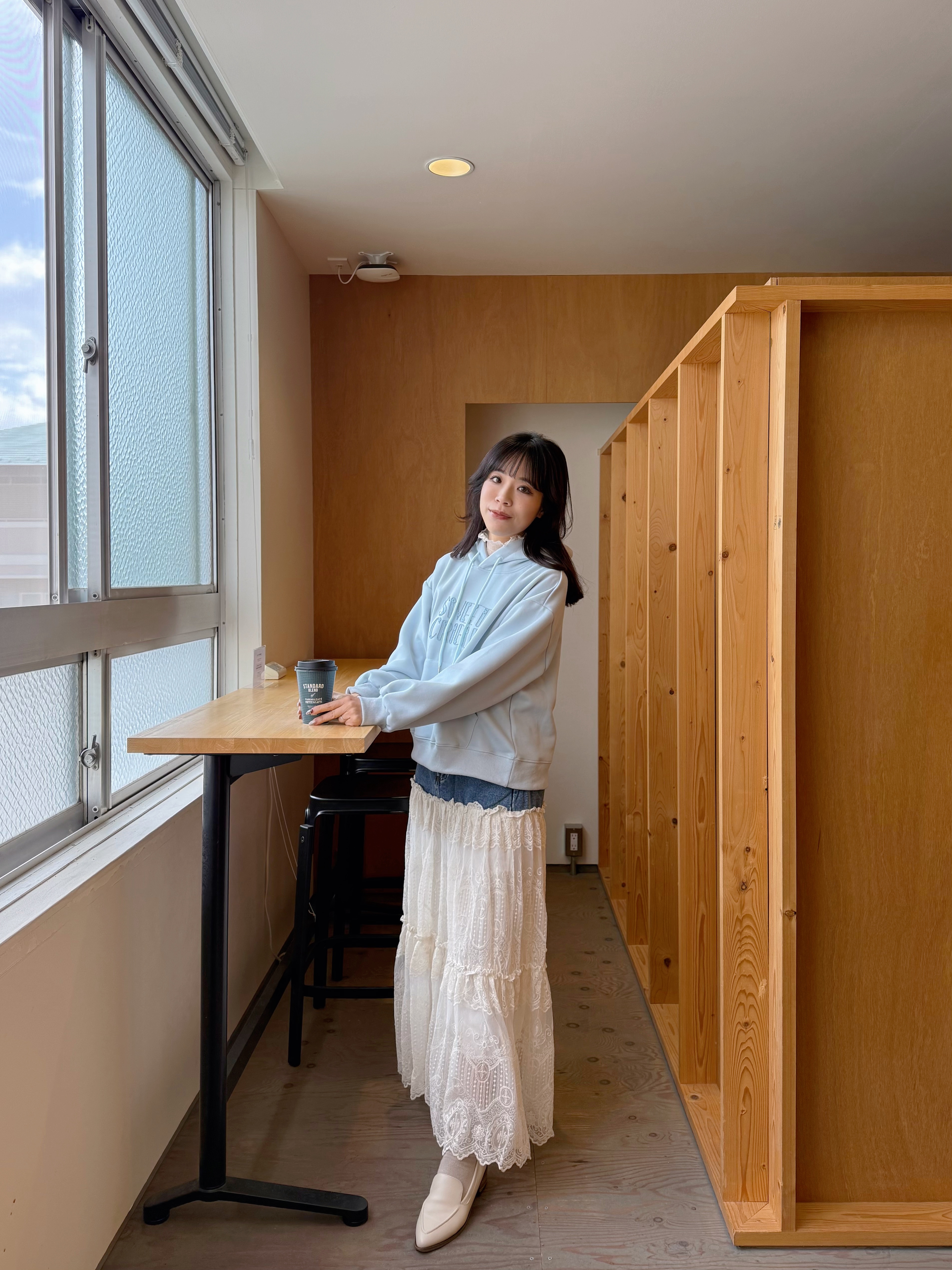 字母刺繡無加厚連帽衛衣