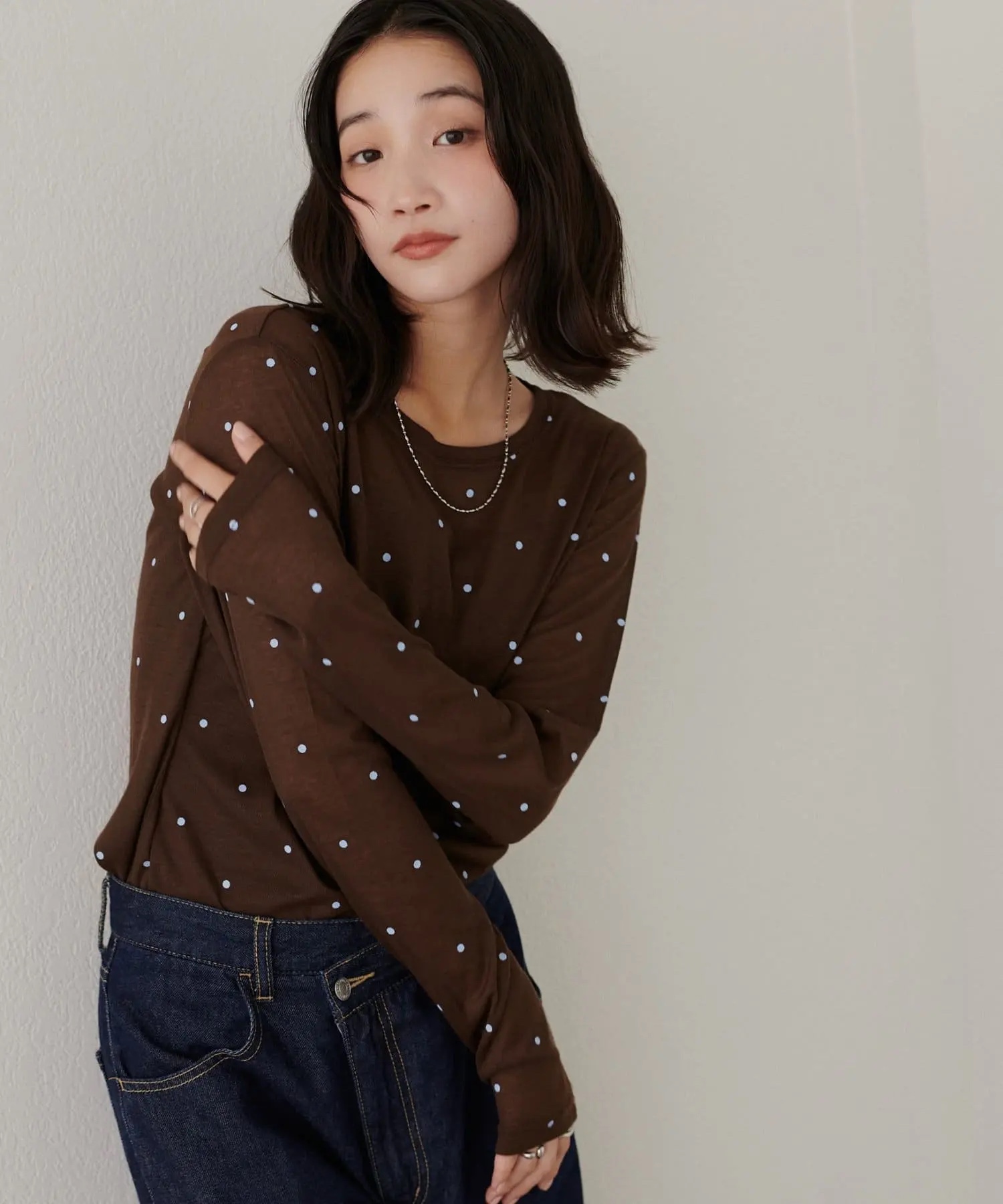4色•Size M•蕾絲拼接圓領衛衣