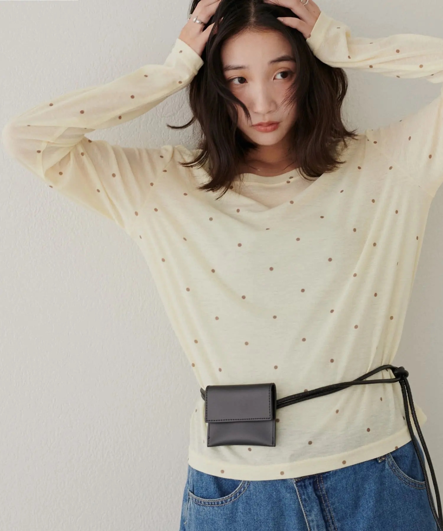 4色•Size M•蕾絲拼接圓領衛衣