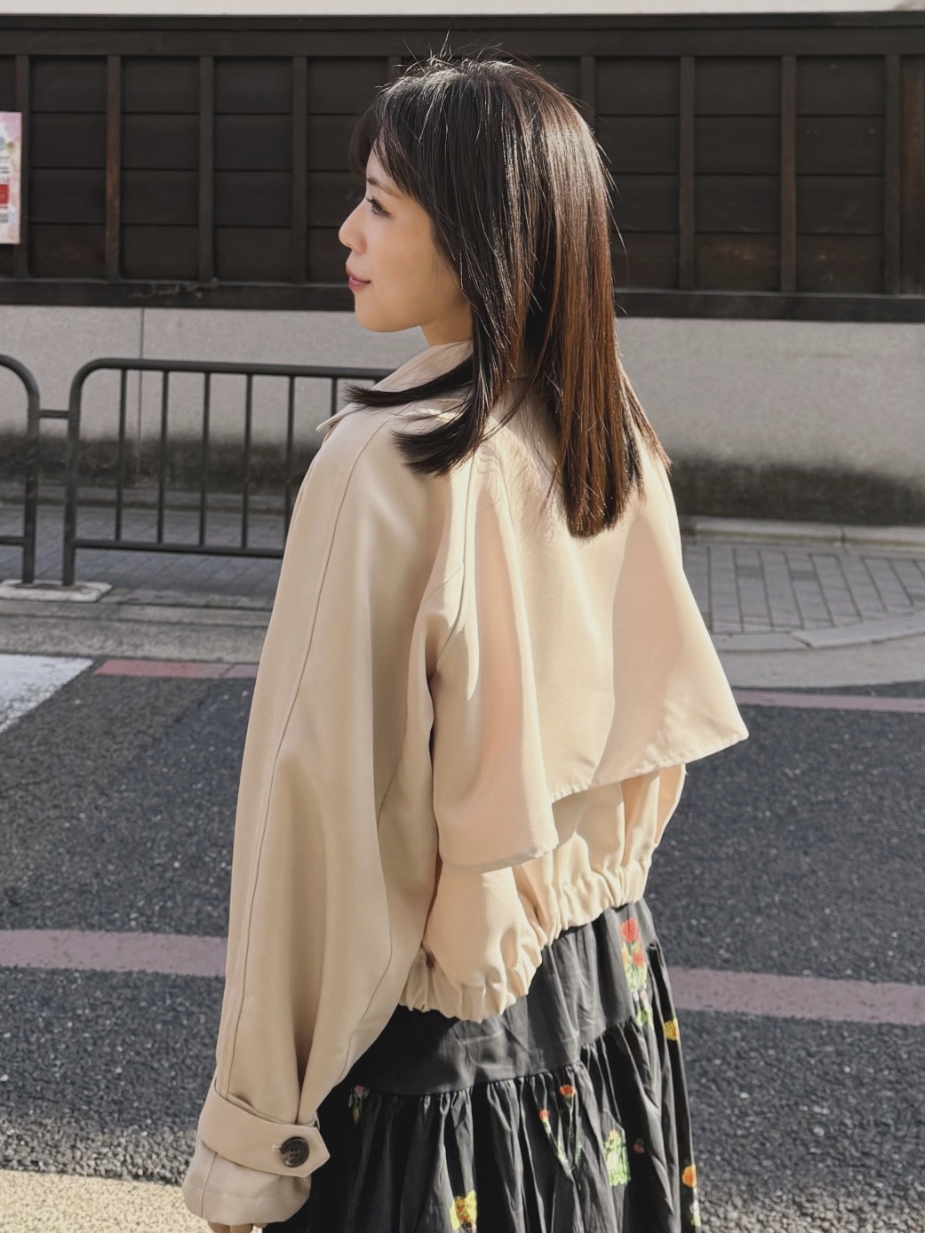 3色•基礎短款後波浪乾濕外套