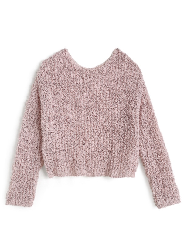 4色•寬領薄款糖果色上衣