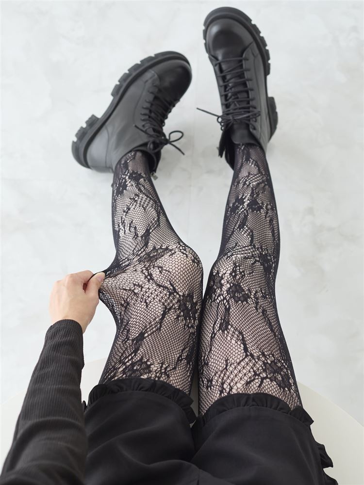 仿素肌蕾絲絲襪