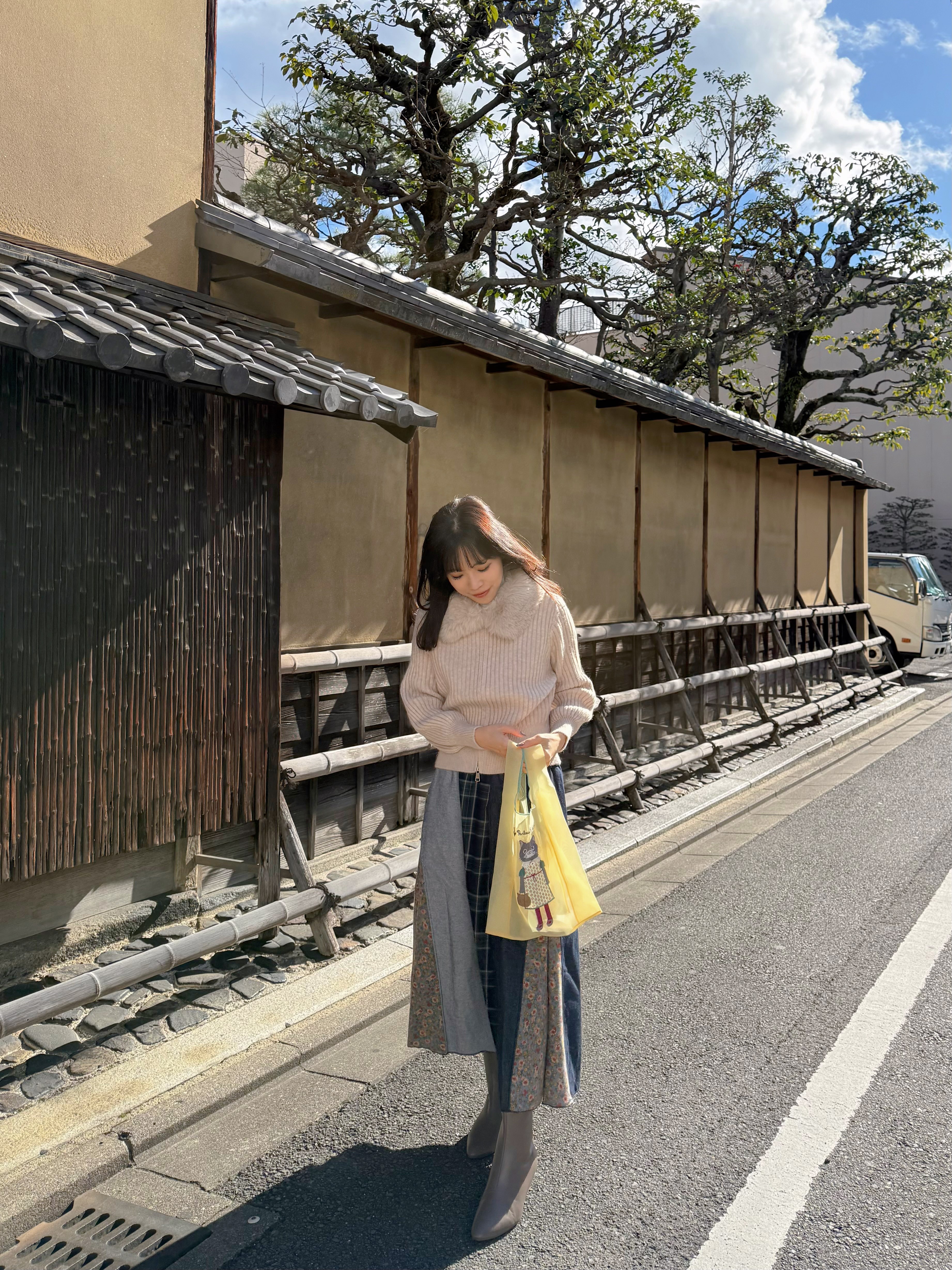 毛毛領拉鍊針織外套