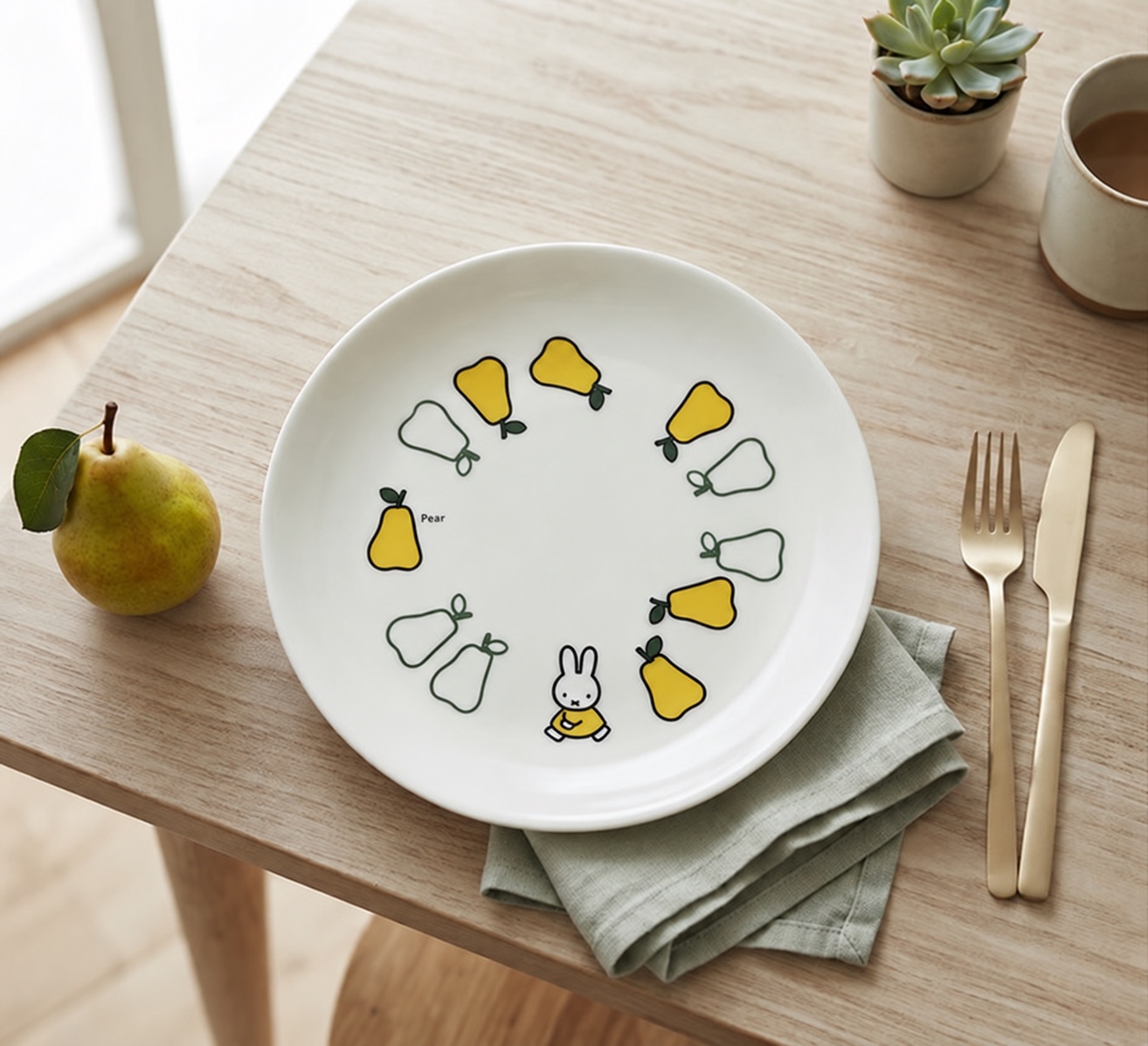Miffy日本製陶瓷碟