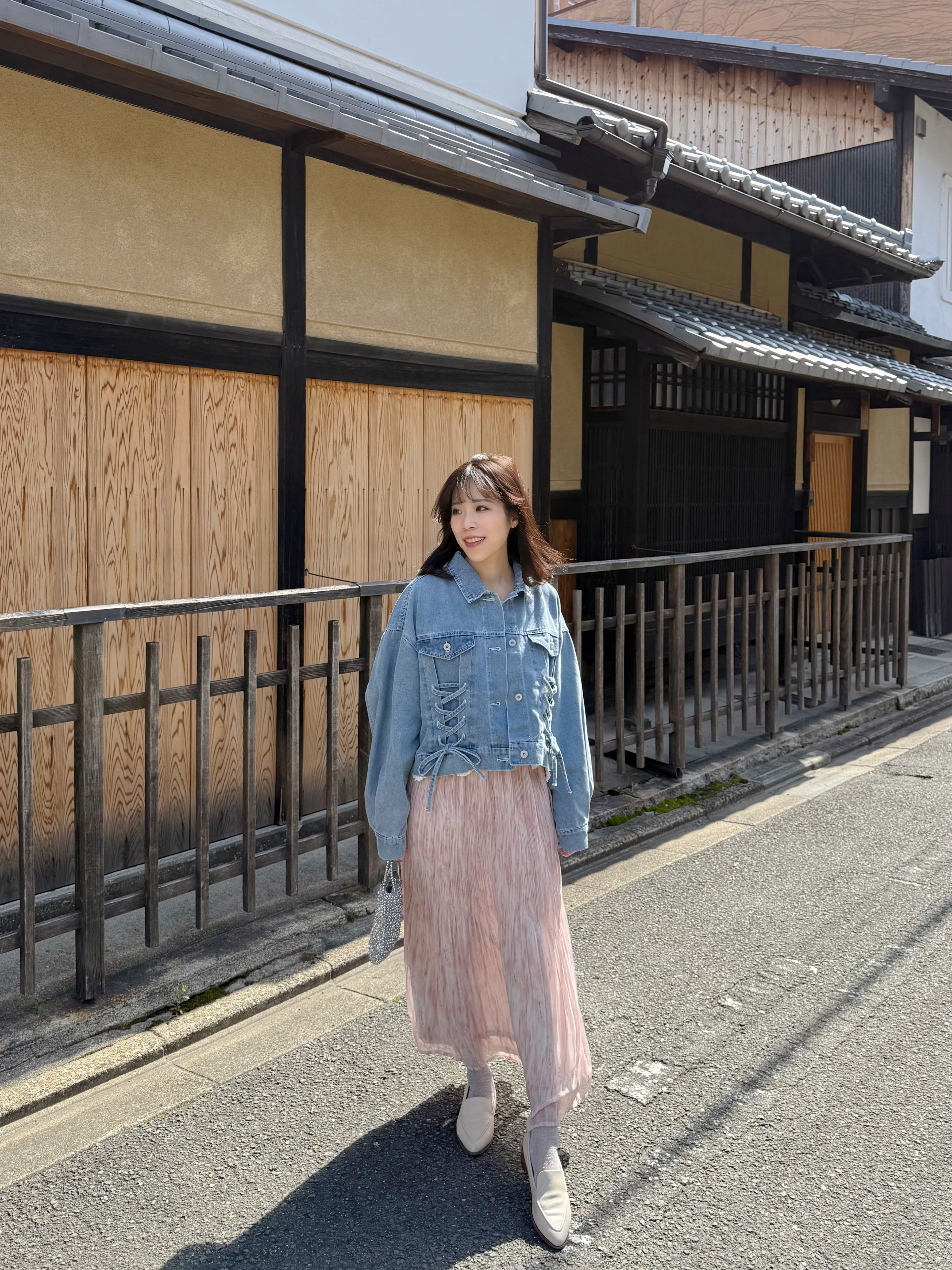 3色•蝴蝶結牛仔外套