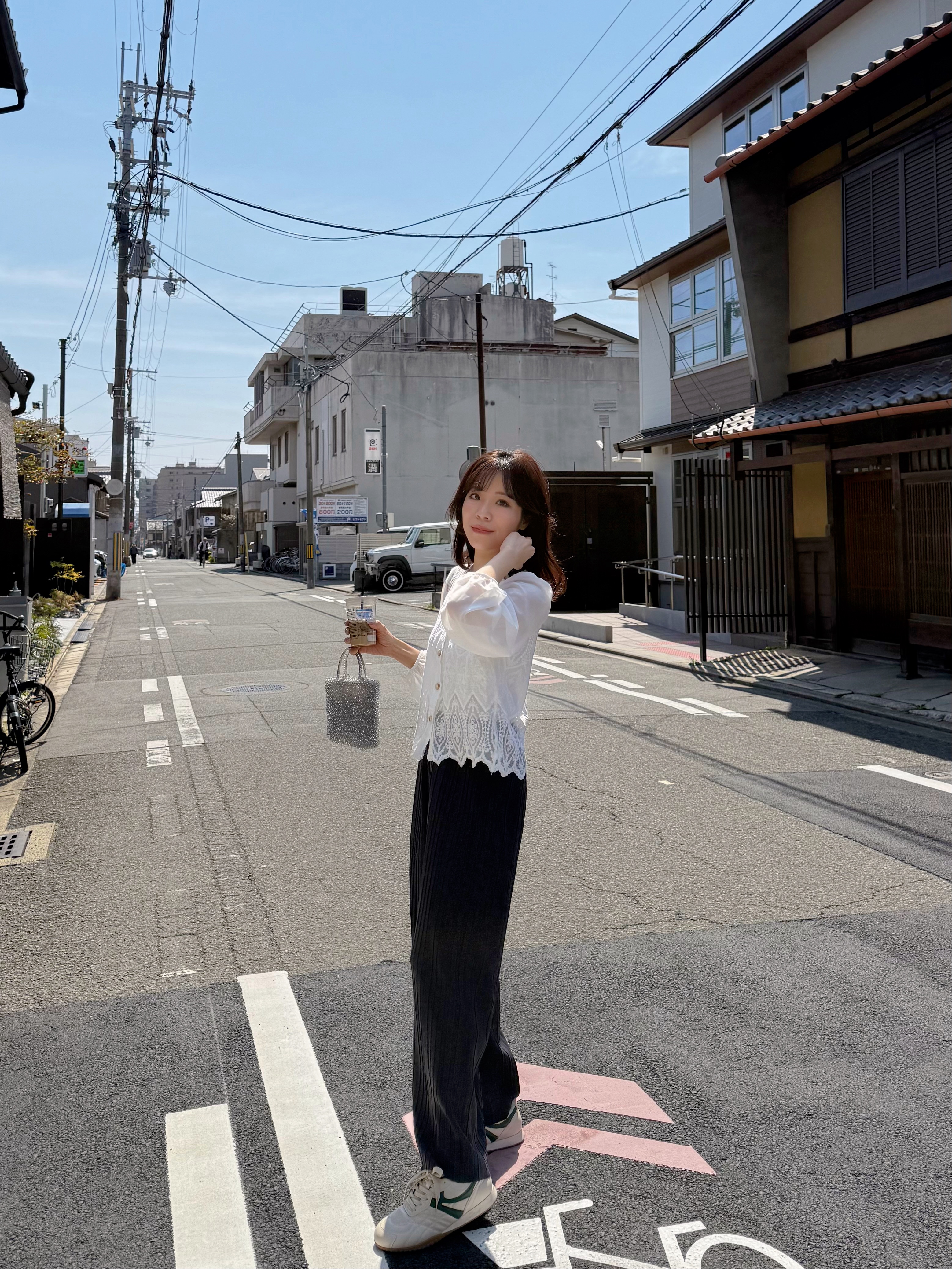 3色•可自行剪裁百摺長褲