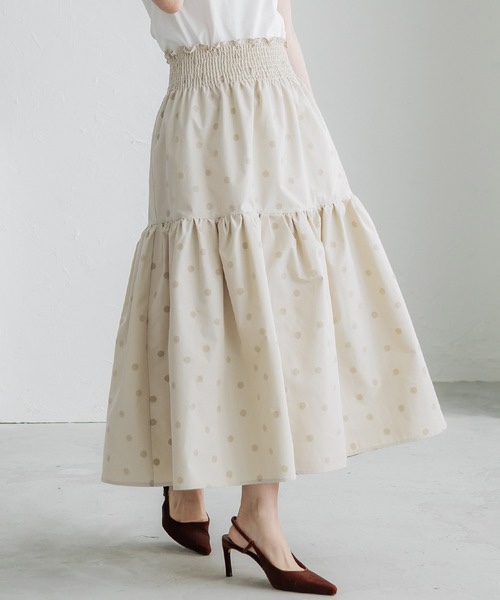 2種長度•波點A Line高腰半身裙