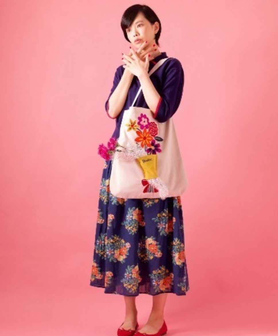 花花刺繡帆布袋