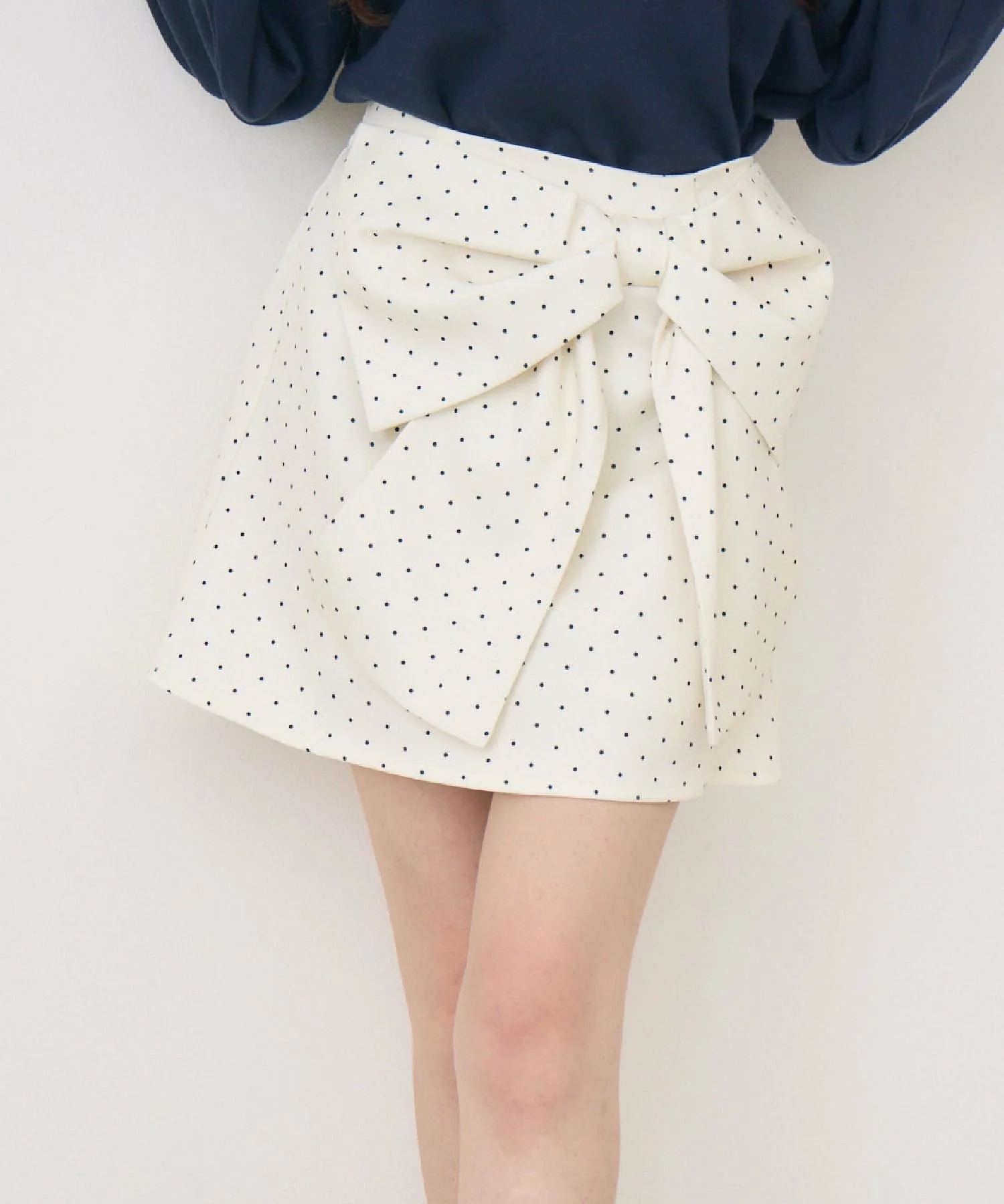 3色•蝴蝶結短裙