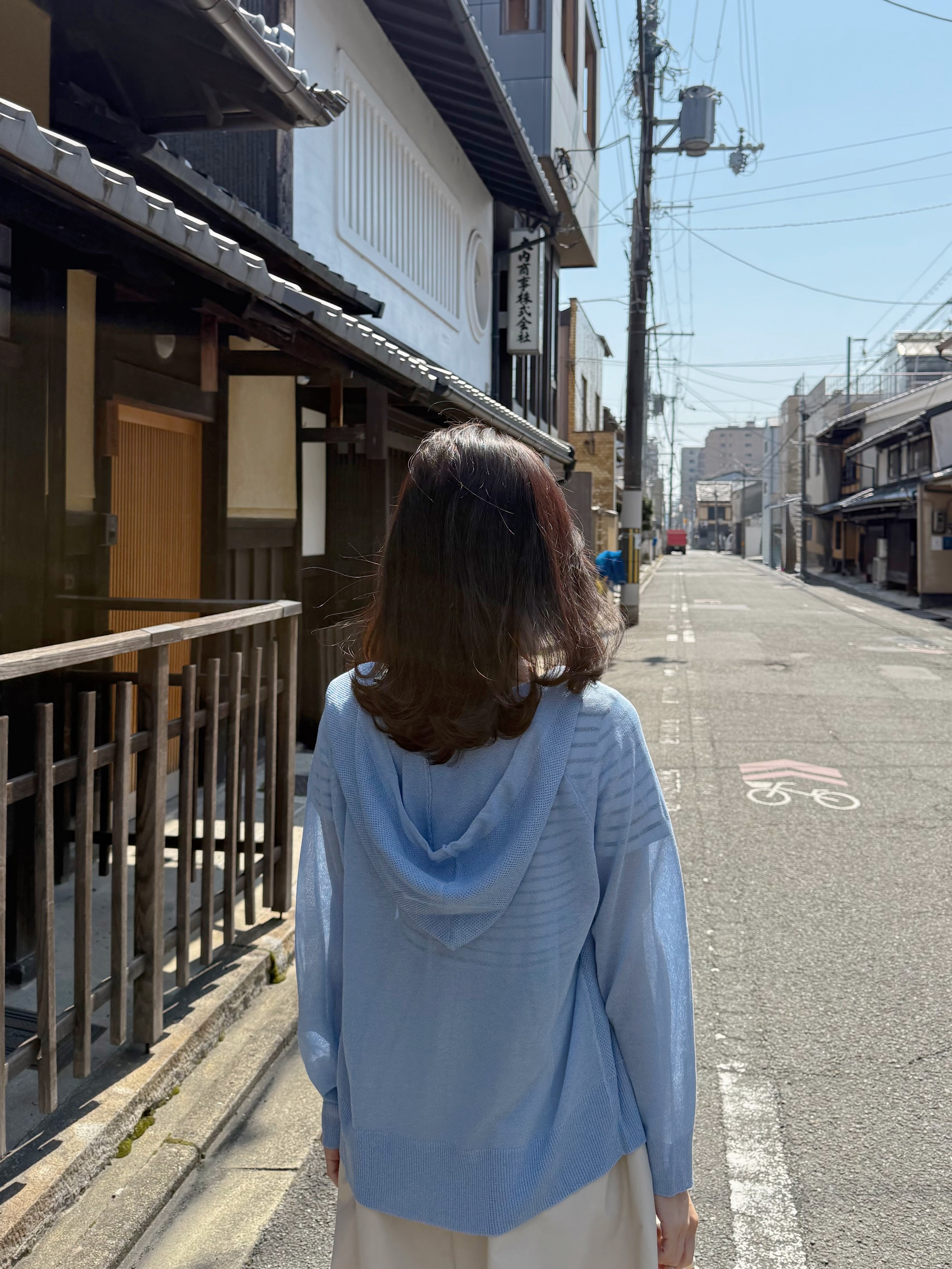 2色•連帽薄款拉鍊針織外套