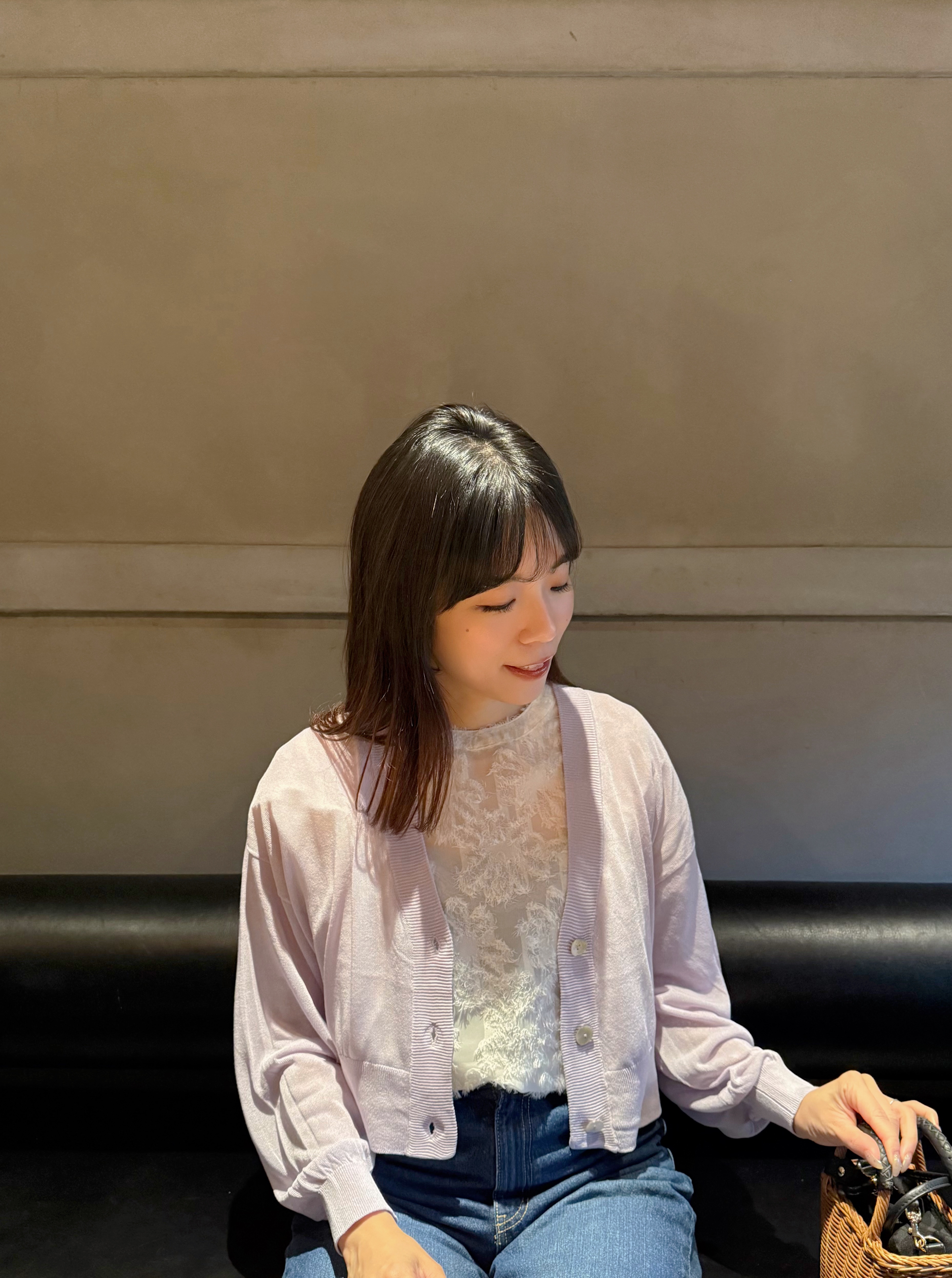 淨色薄款針織外套