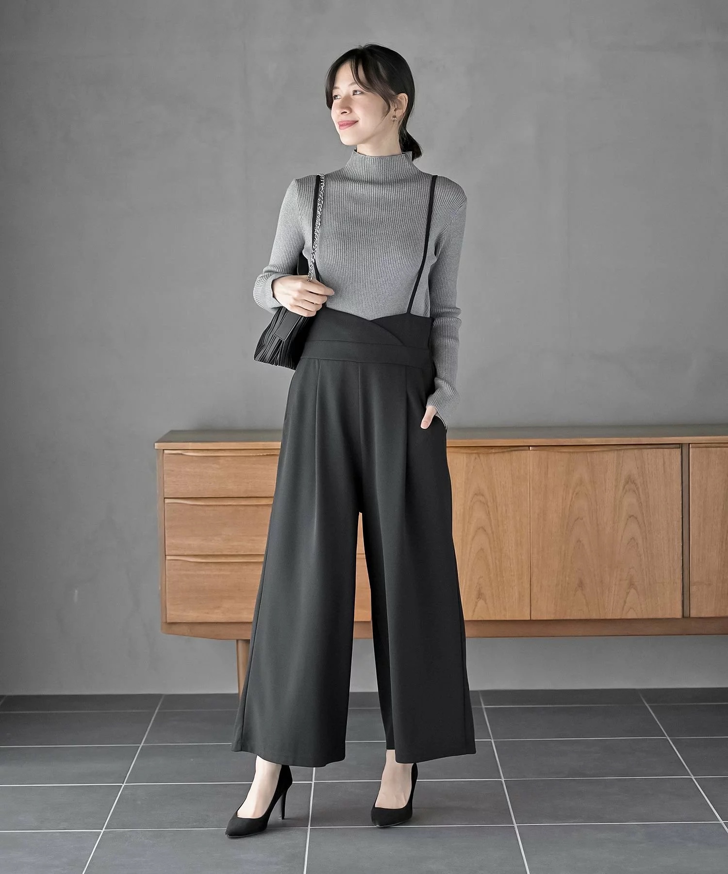 閃閃企領針織上衣