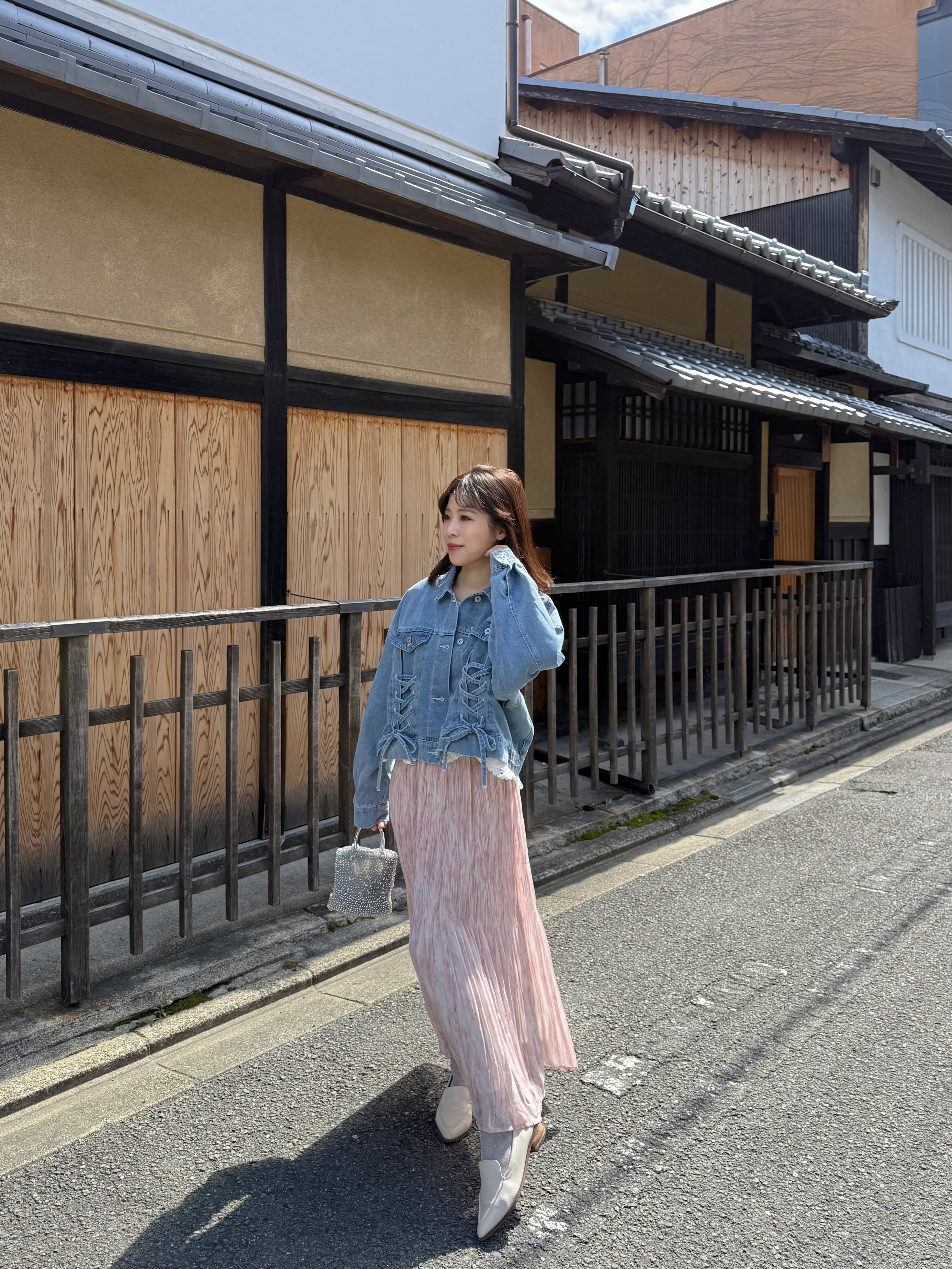 3色•蝴蝶結牛仔外套