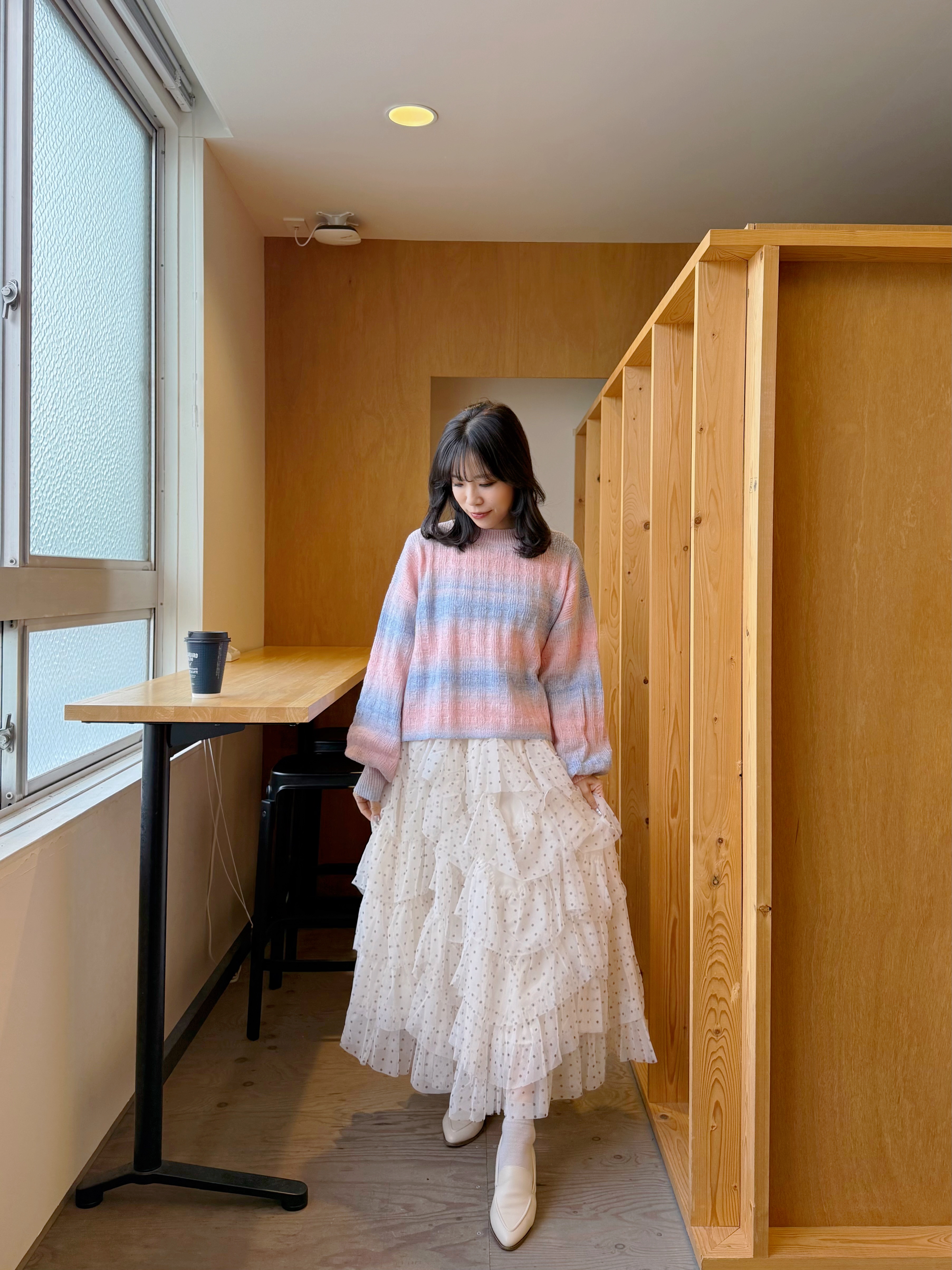 SpecialPrice•3色•拼色間條冷衫