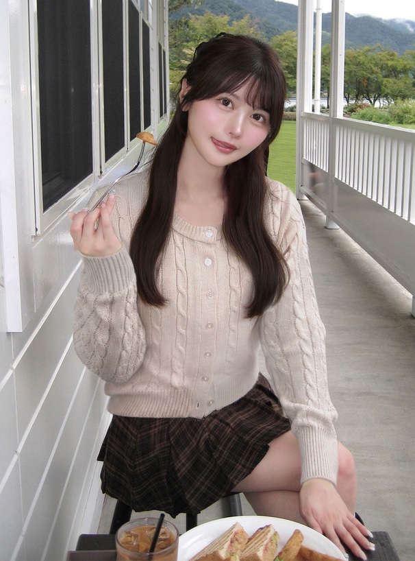 9色・FREE・麻花針織開衫外套