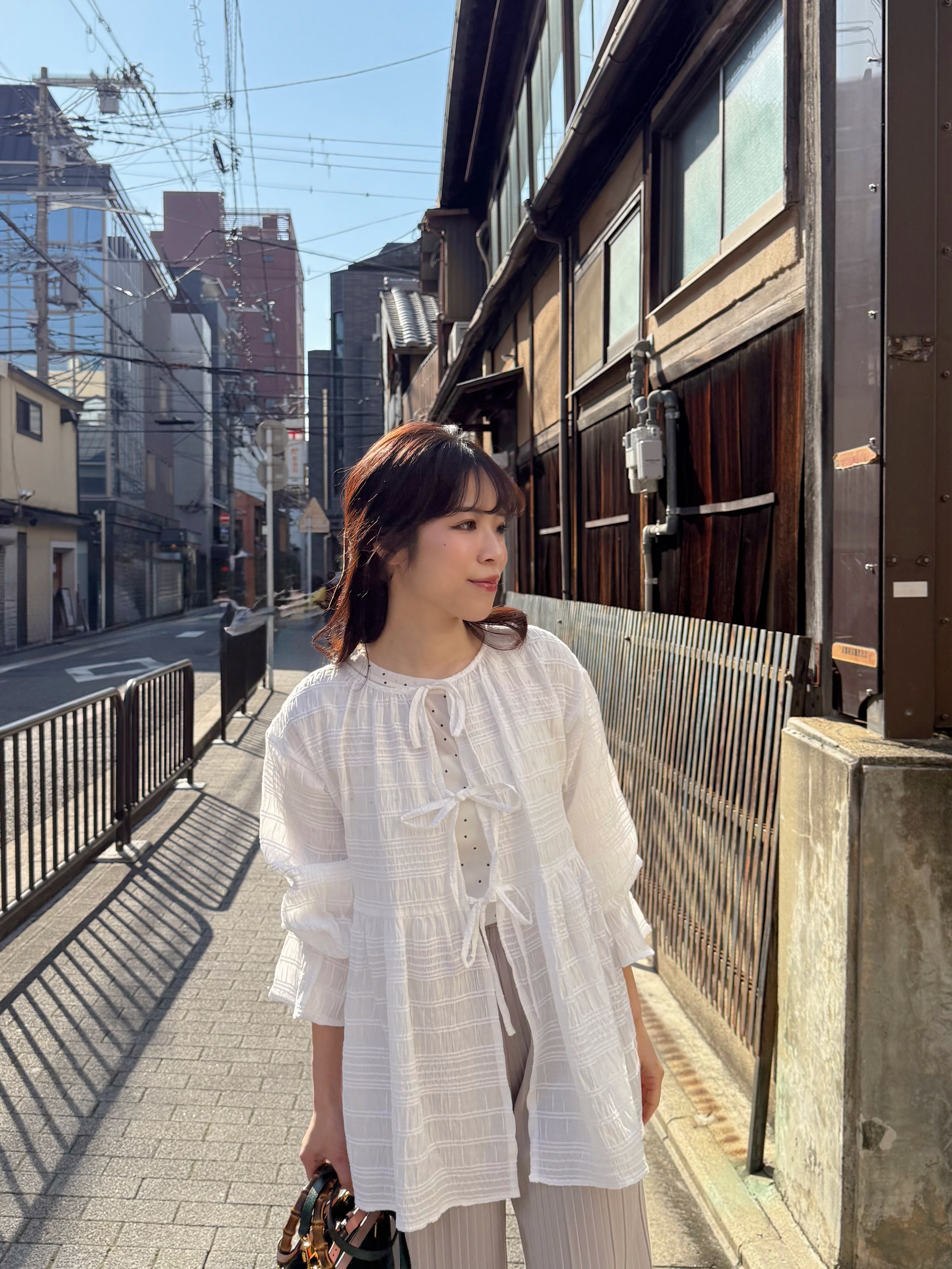 4色•2 Way前後束袖外套上衣