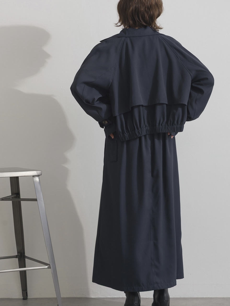 3色•基礎短款後波浪乾濕外套