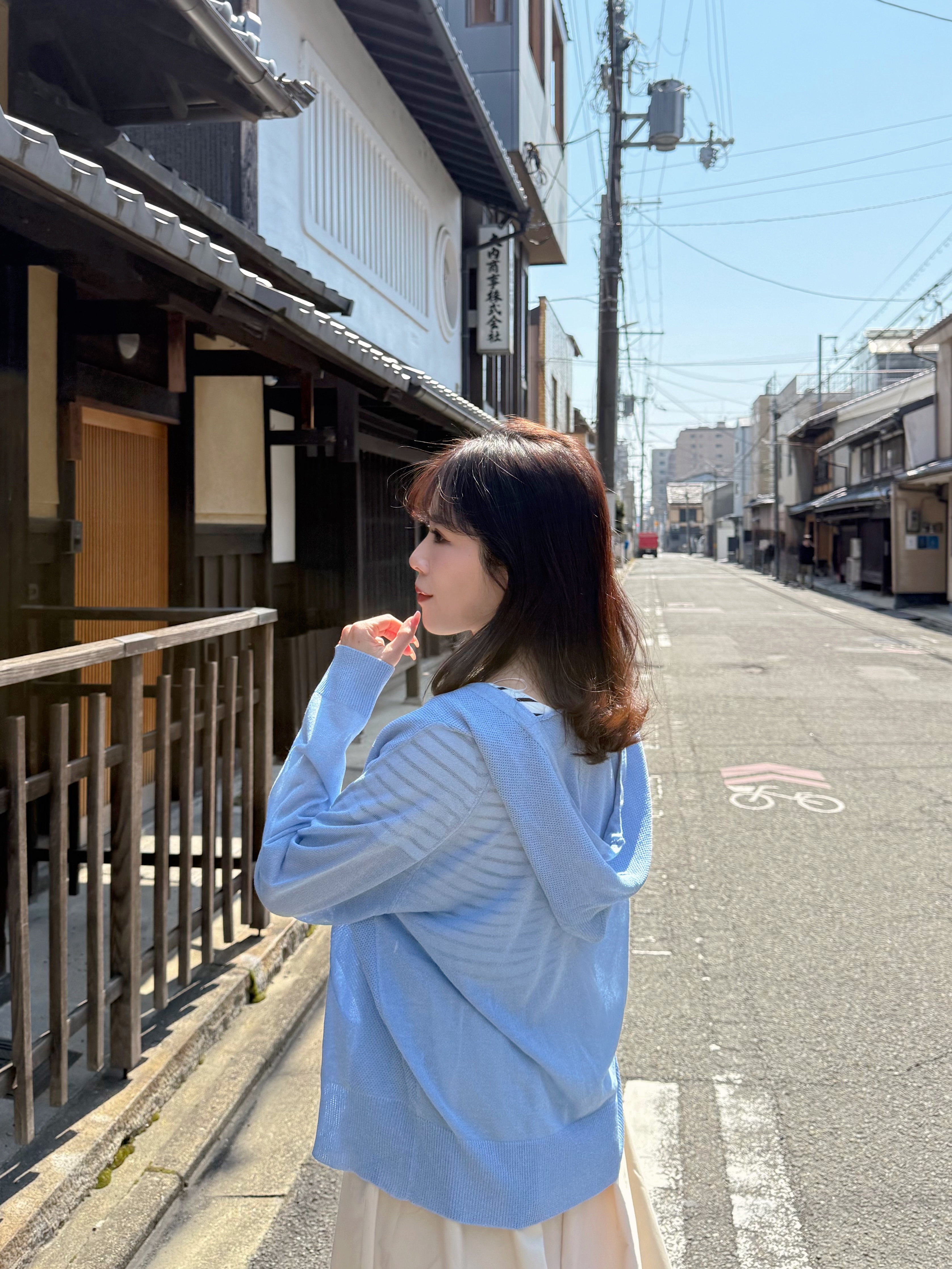 2色•連帽薄款拉鍊針織外套