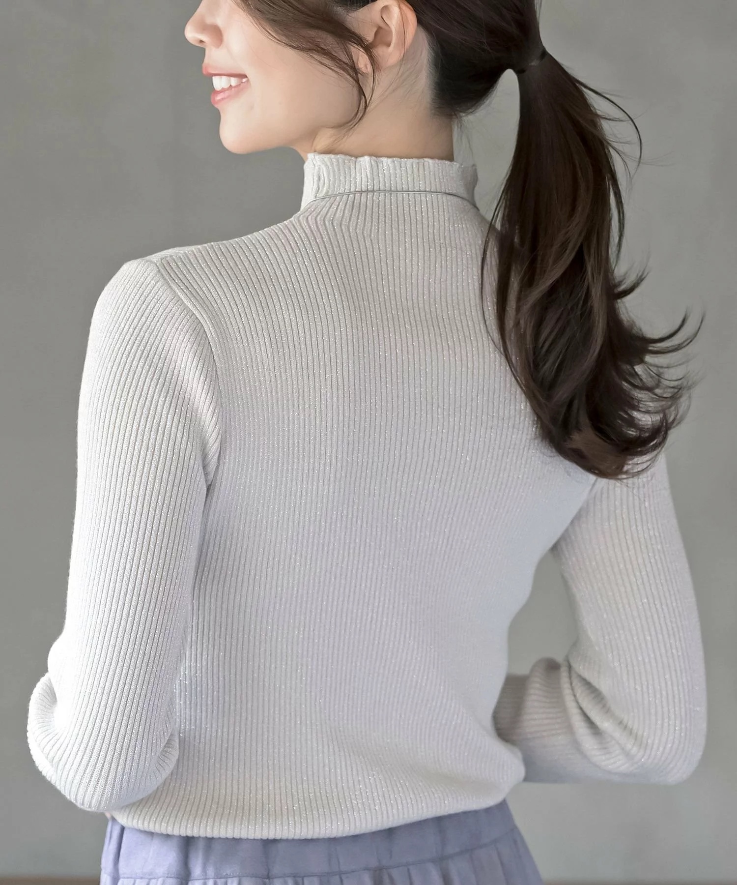 閃閃企領針織上衣