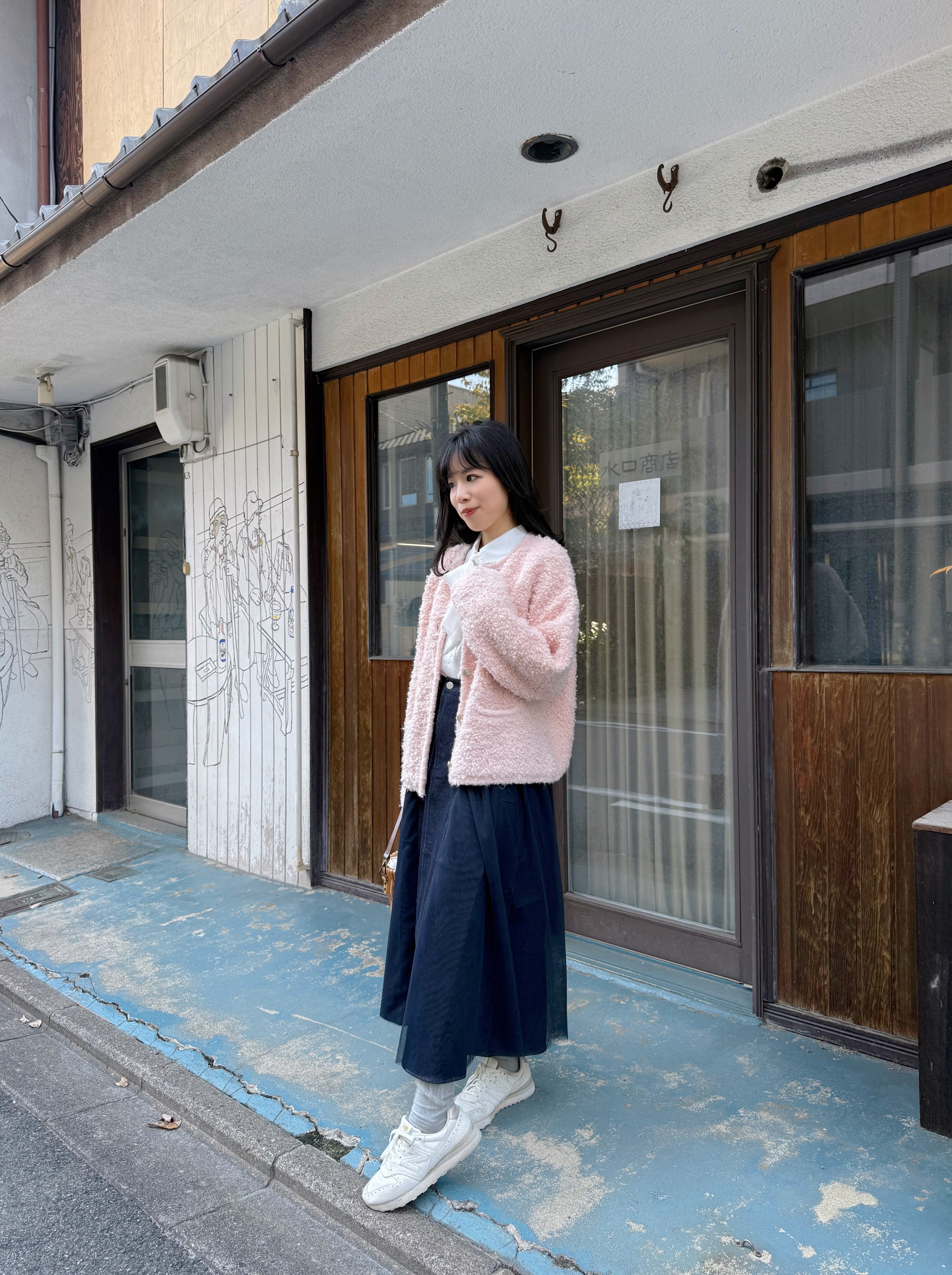 4色•小香款粒粒毛冷外套