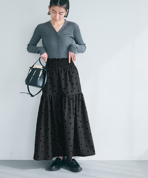 2種長度•波點A Line高腰半身裙