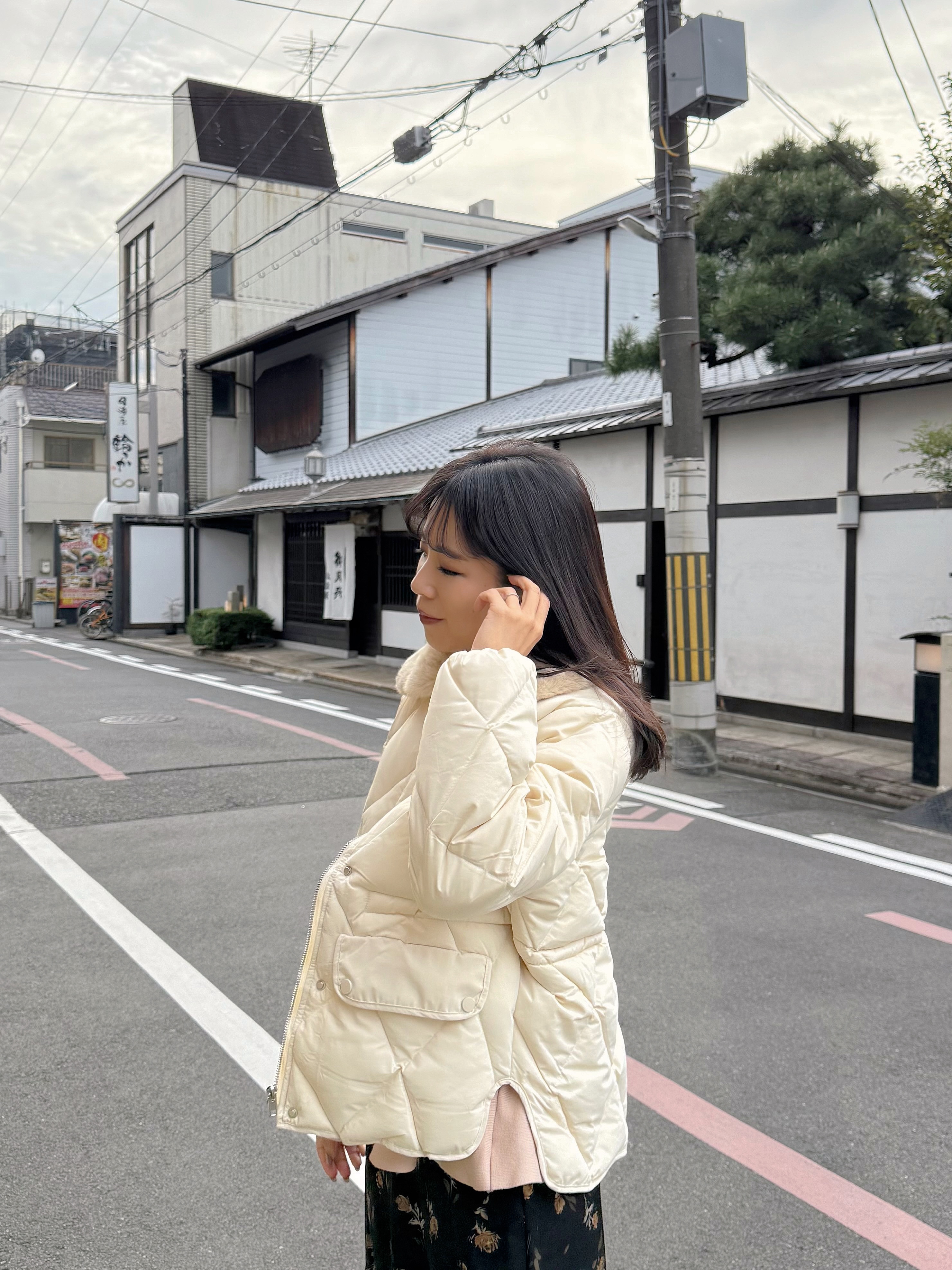 2色•毛毛領夾綿拉鍊外套