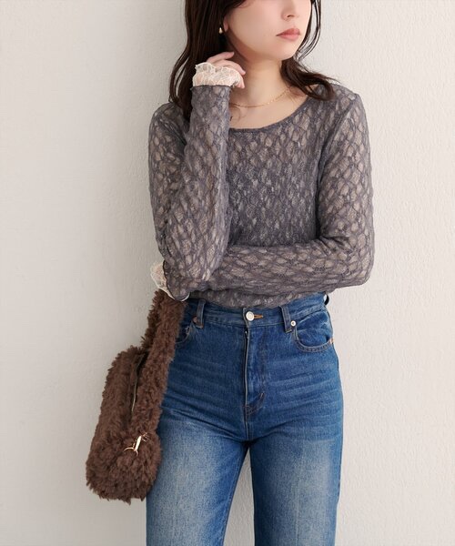 PreOrder•11月下旬• 2Way底面穿蕾絲款上衣