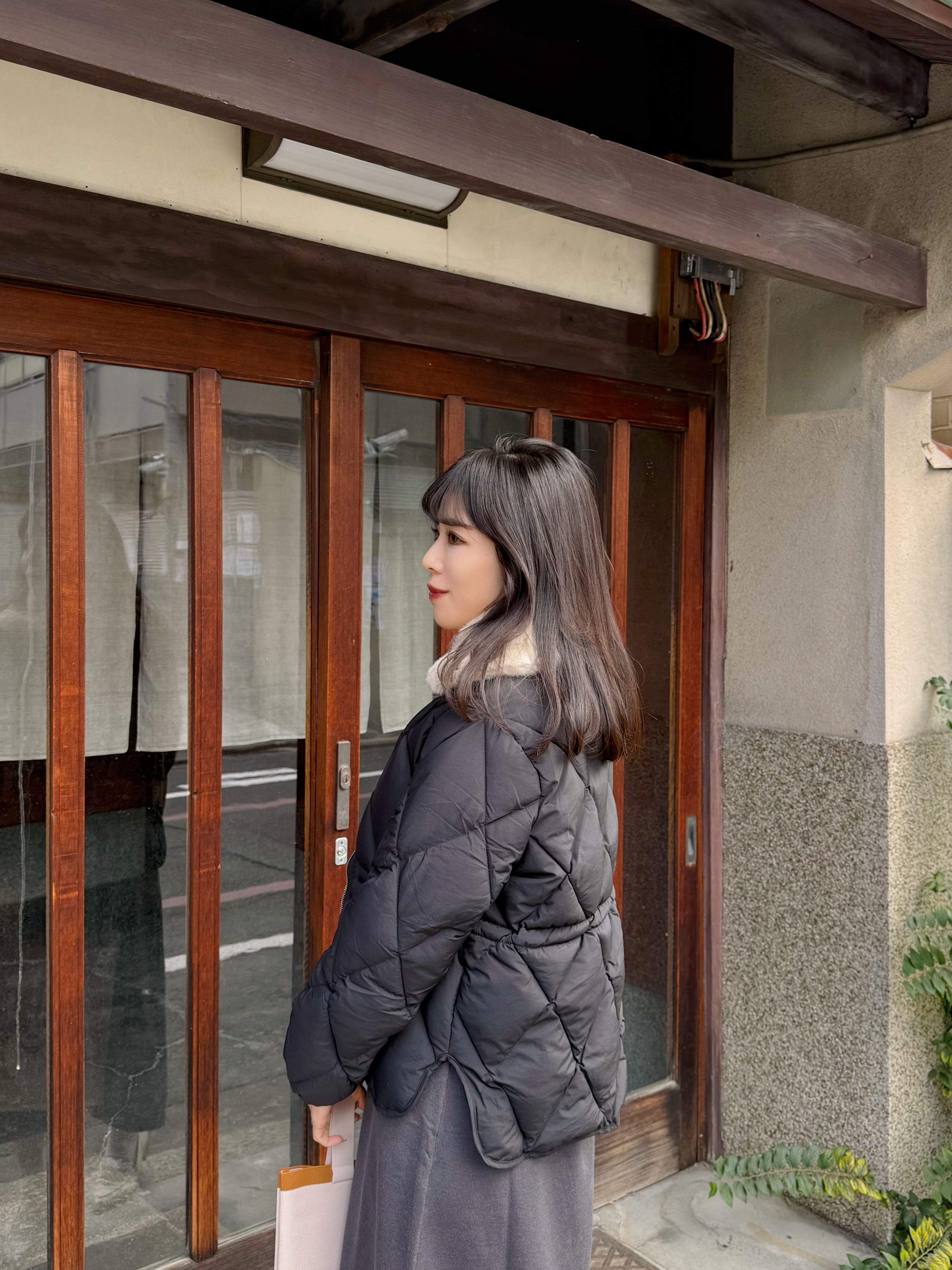 2色•毛毛領夾綿拉鍊外套