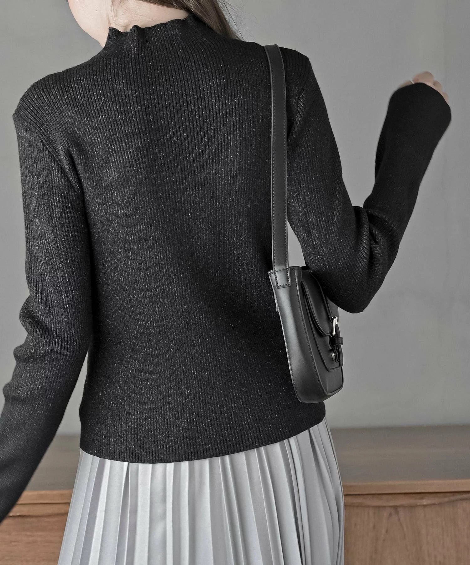 閃閃企領針織上衣