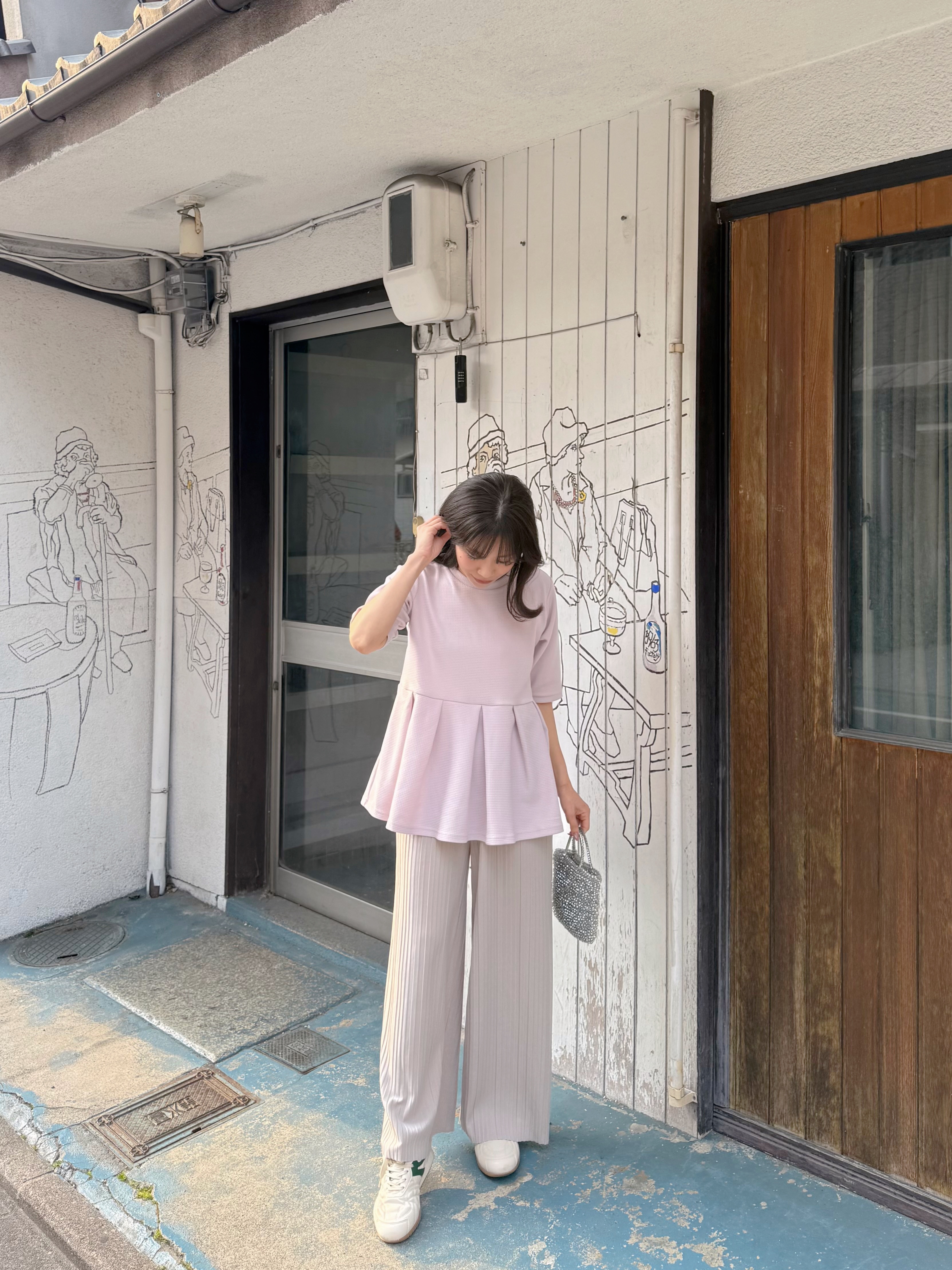 2色•傘擺寬鬆Tee