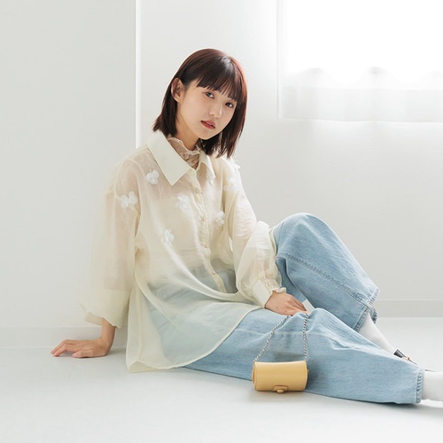 Sale•花花珍珠恤衫
