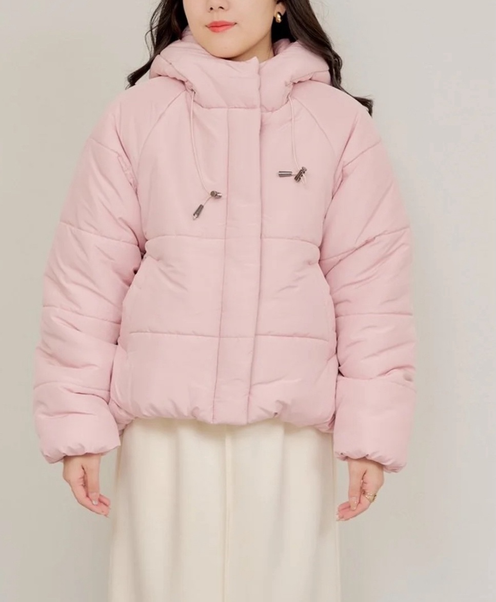 4色•連帽夾綿外套