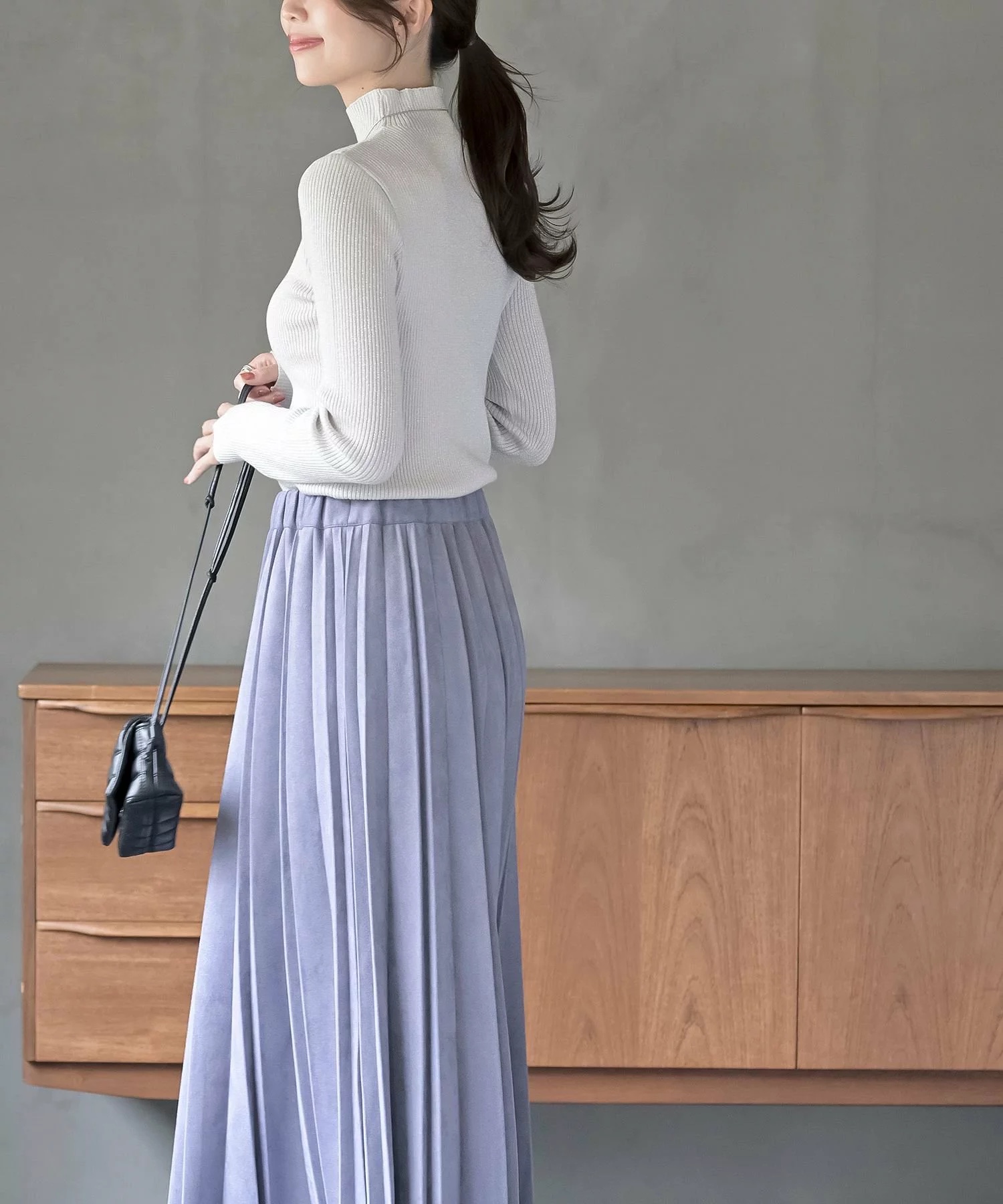 閃閃企領針織上衣